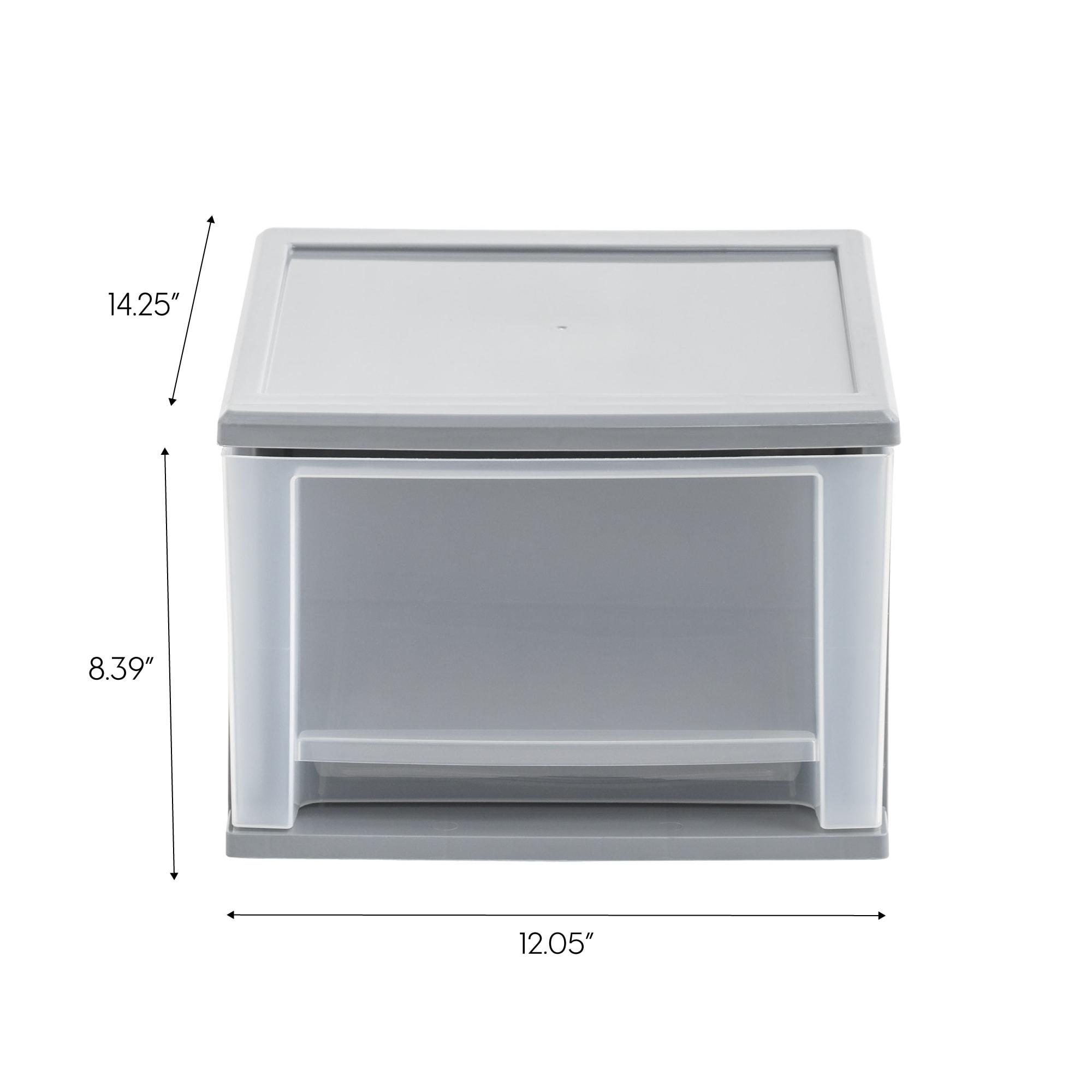 IRIS 17.5qt 3pk Stacking Drawer