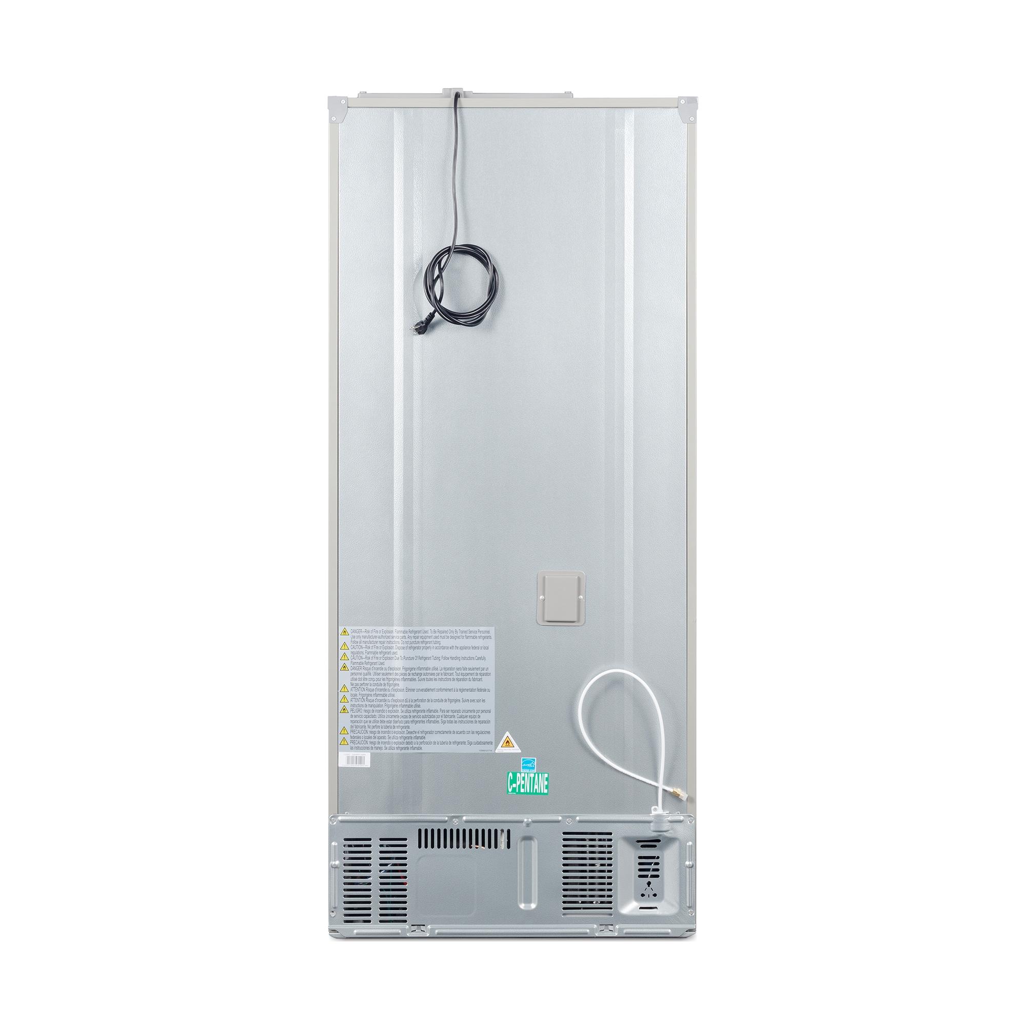 30 in. 17.5 cu. ft. Counter Depth 3-Door French Door Refrigerator with Freezer Drawer in Fingerprint Resistant Stainless Steel