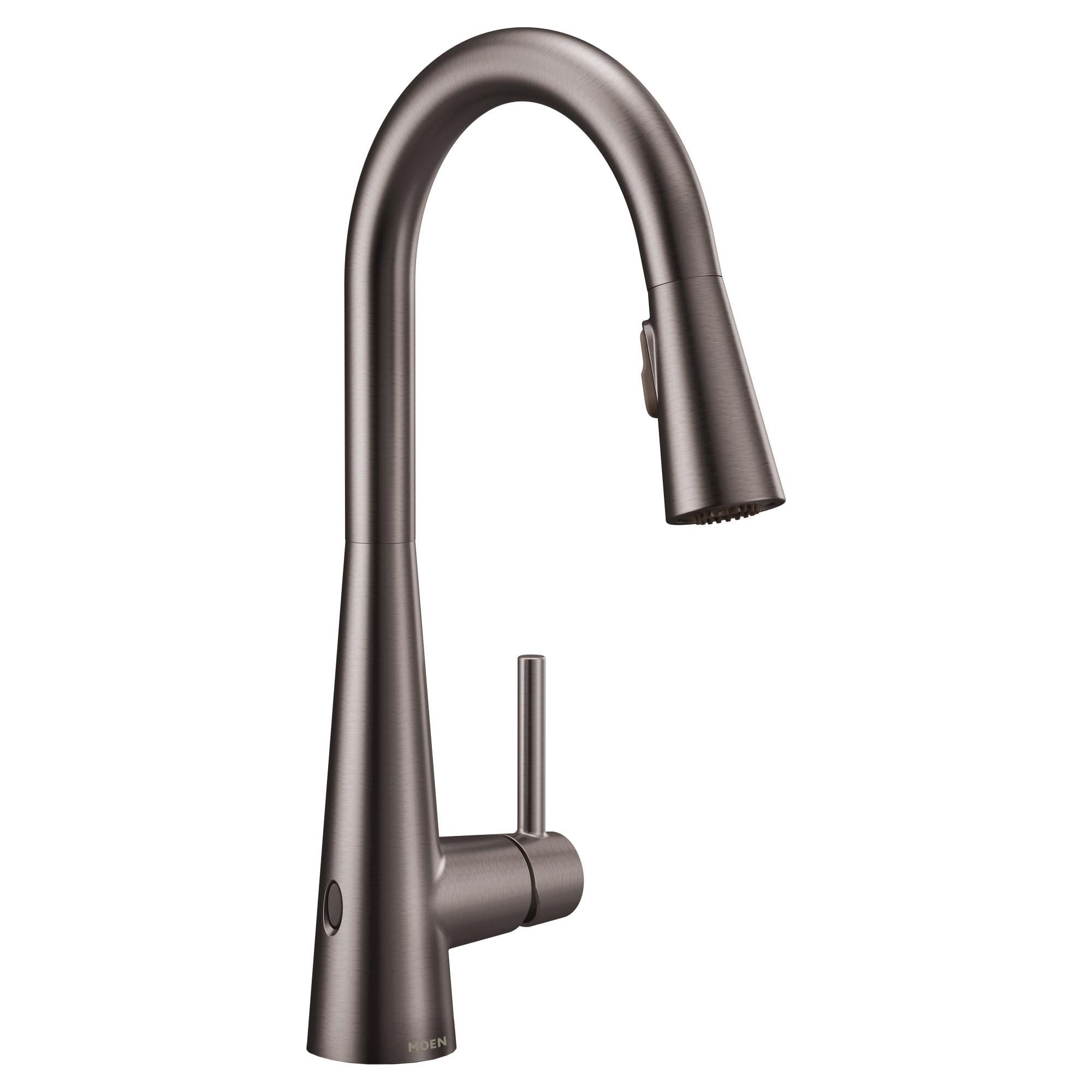 Moen Sleek MotionSense Wave Single Handle Pulldown Kitchen Faucet with Power Clean Technology