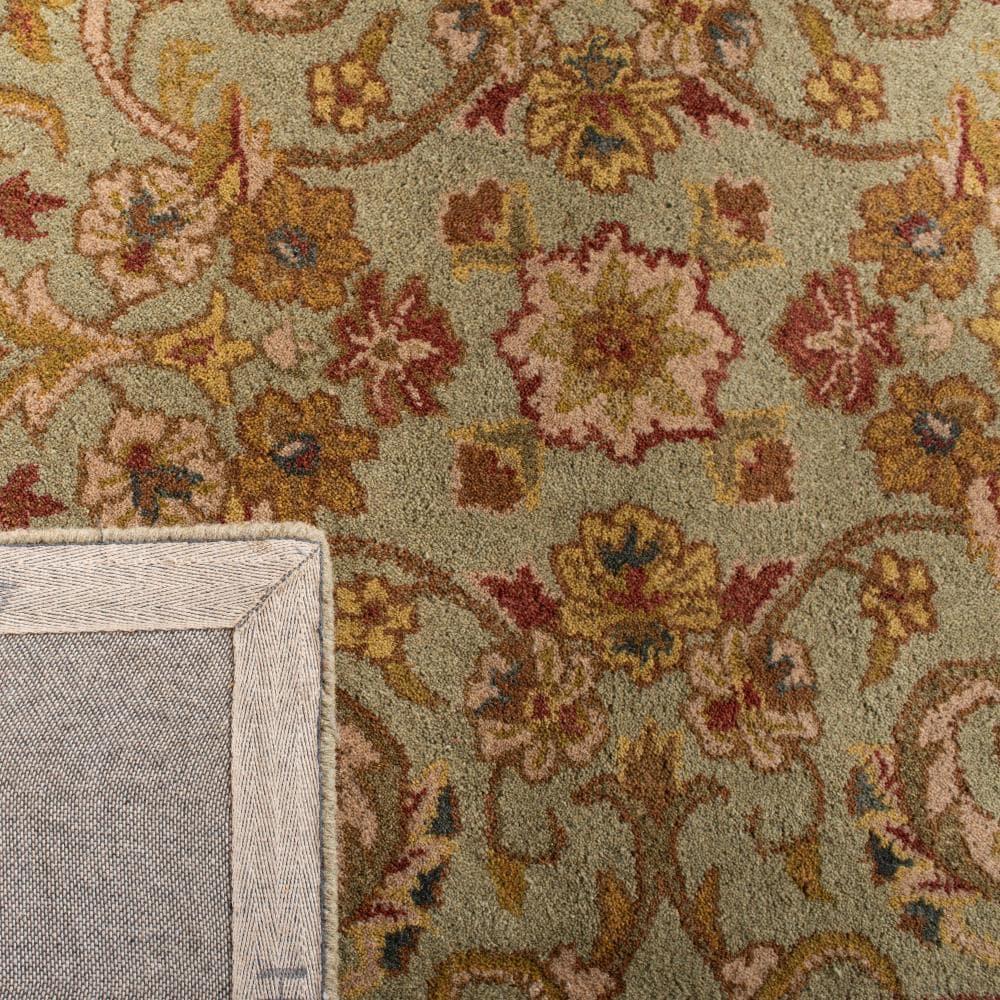 Heritage HG924 Handmade Area Rug - 6' Round - Grey/Gold - Safavieh