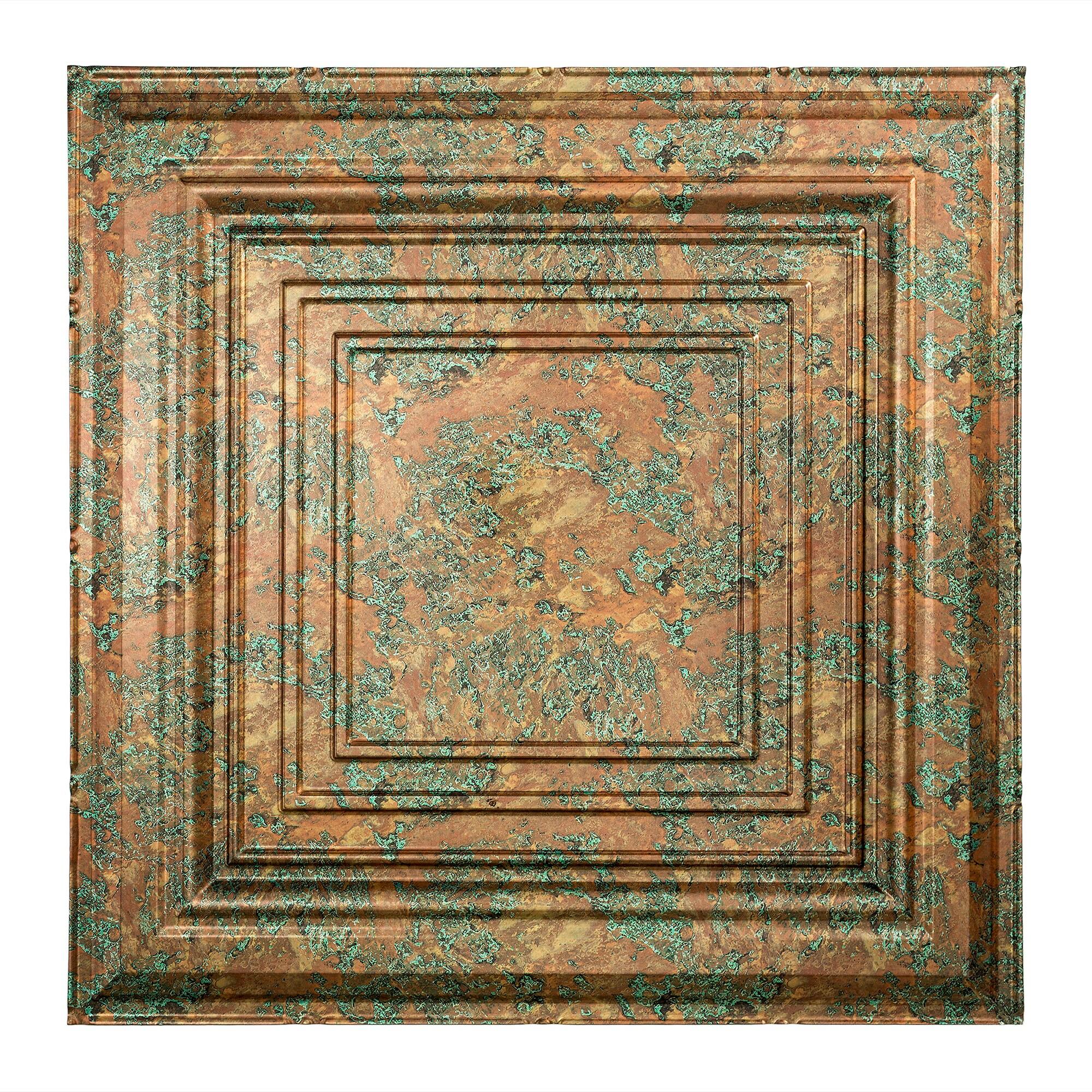 Traditional 24'' L x 24'' W Textured PVC Drop-In Ceiling Tile