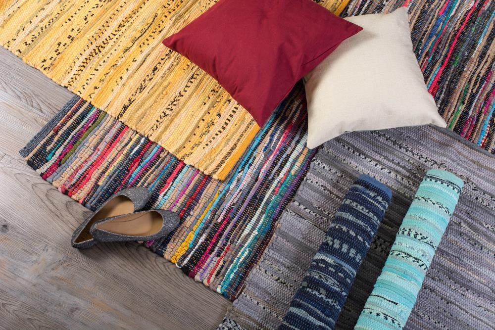 Design Imports Multicolor Chindi - Nautical Blue - 4 X 6 Ft