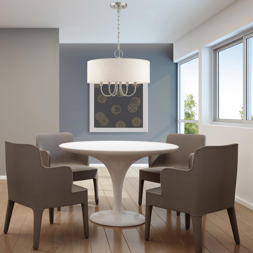 Livex Lighting Blossom 4 - Light Pendant in Brushed Nickel