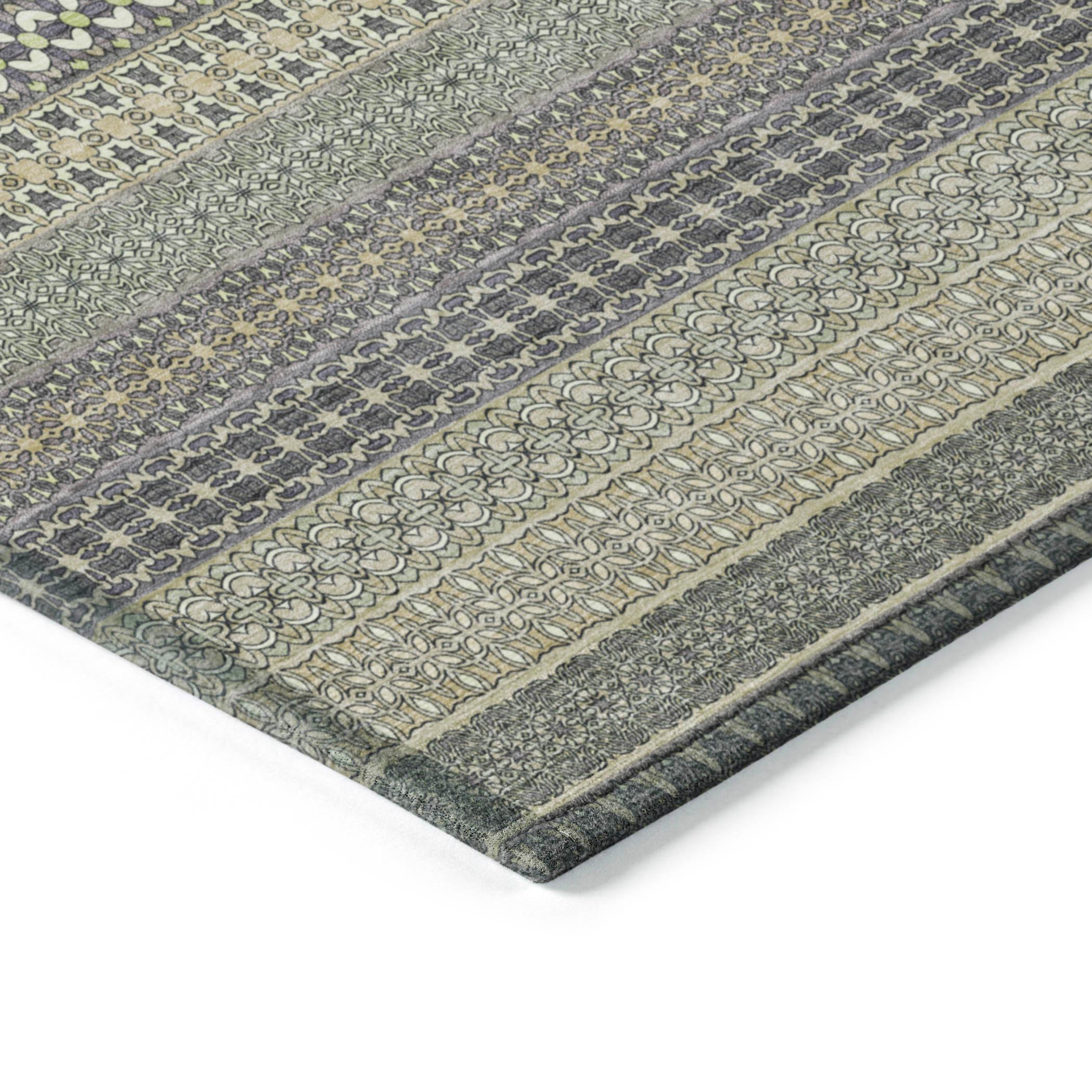 Addison Rugs Chantille ACN527 Sage 1'8" x 2'6" Indoor Outdoor Scatter Rug, Easy Clean, Machine Washable, Non Shedding, Entryway, Bedroom, Living Room, Dining Room, Kitchen, Patio Rug