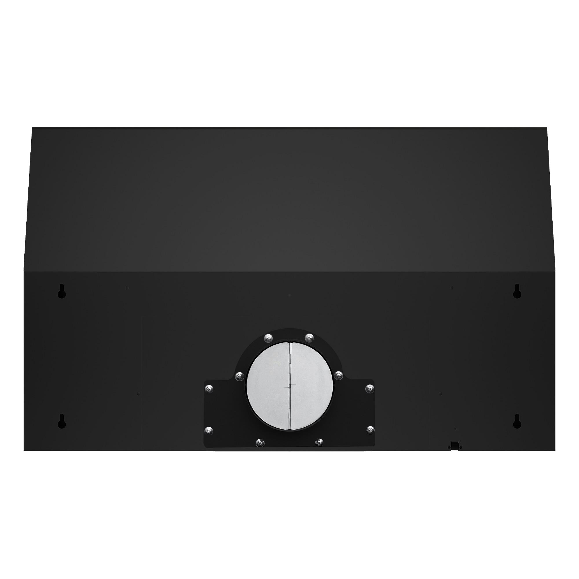 Cosmo 36 In. Haven Collection 500 Cfm Ducted Under Cabinet Range Hood, Touch Controls, Led Lights In Matte Black