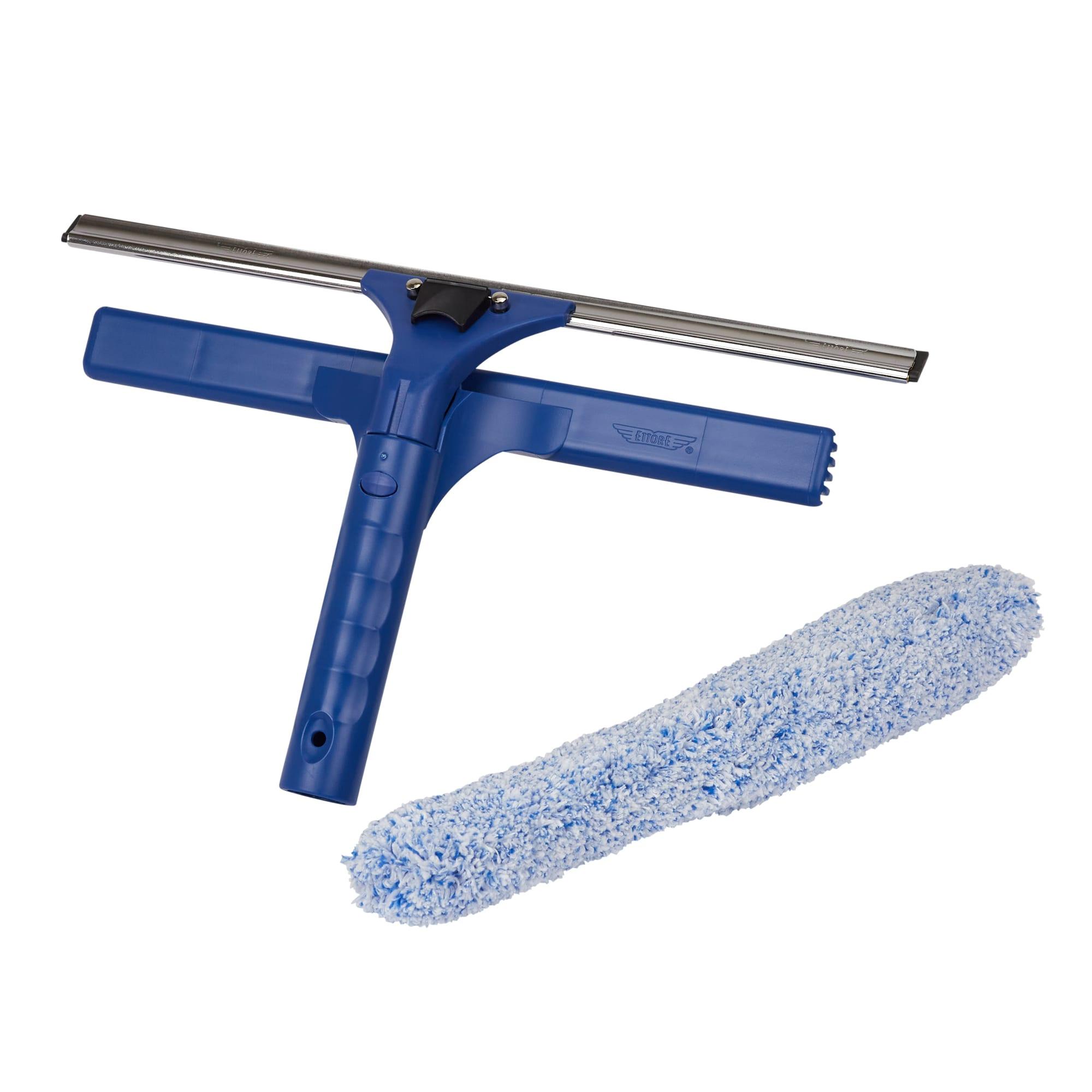 Ettore Products 15080 14 in. Backflip Squeegee & Washer Scrubber