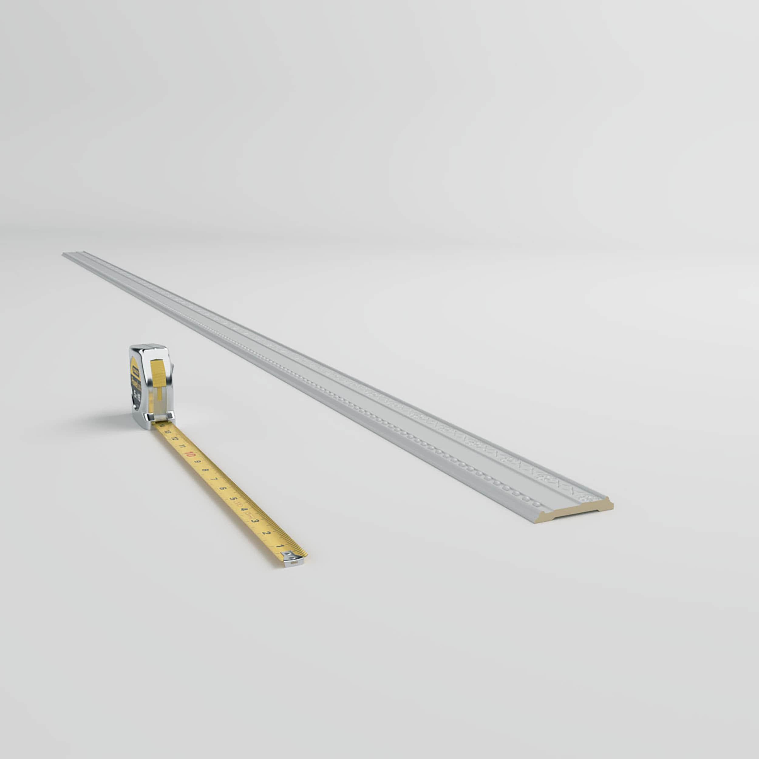 Ekena Millwork 2 3/4"H x 1/2"P x 94 1/2"L, (1 5/8" Repeat), Tralee Chair Rail (Set of 12)