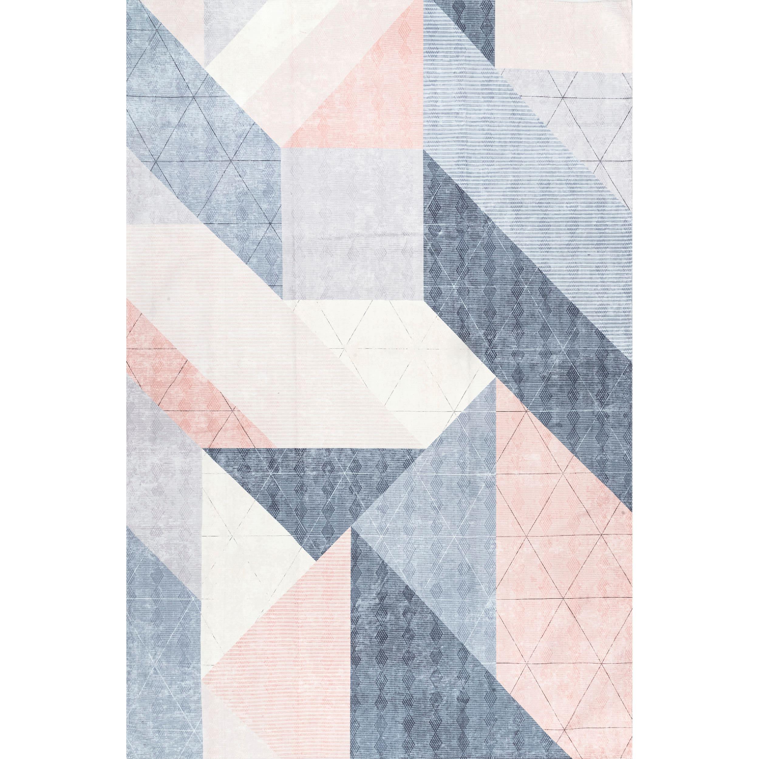 nuLOOM Afton Modern Diamond Machine Washable Area Rug