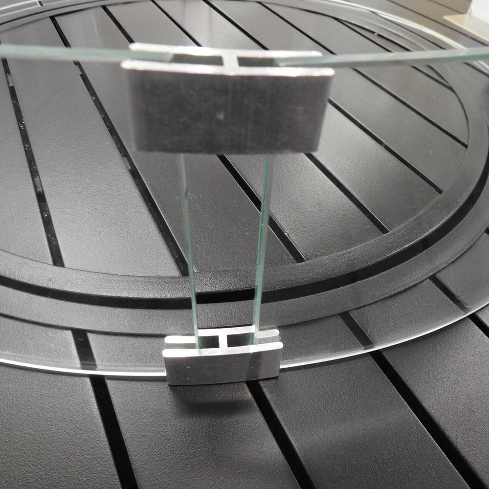 AZ Patio Heaters 22'' Round Glass Fire Pit Accessory