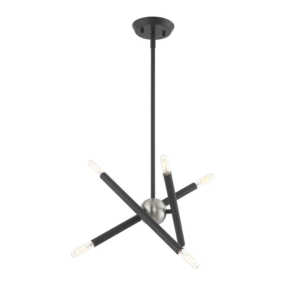 Livex Lighting Soho 6 - Light Chandelier in  Scandinavian Gray