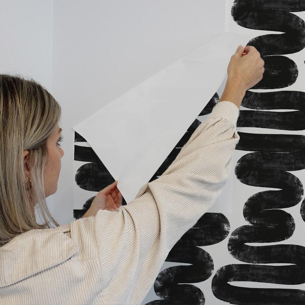 Wiggle Room Peel and Stick Wallpaper By Bobby Berk