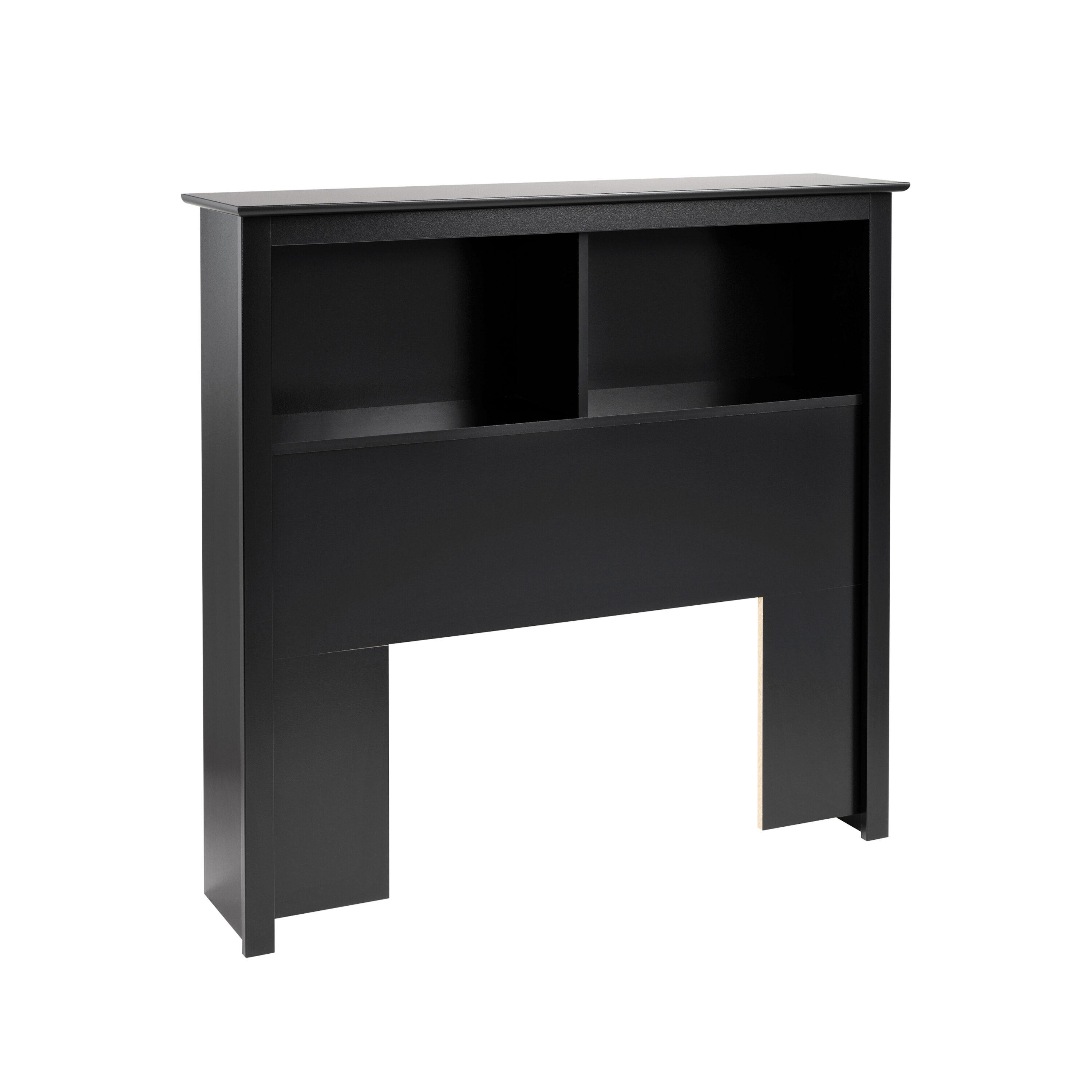 Twin Bookcase Headboard Black - Prepac