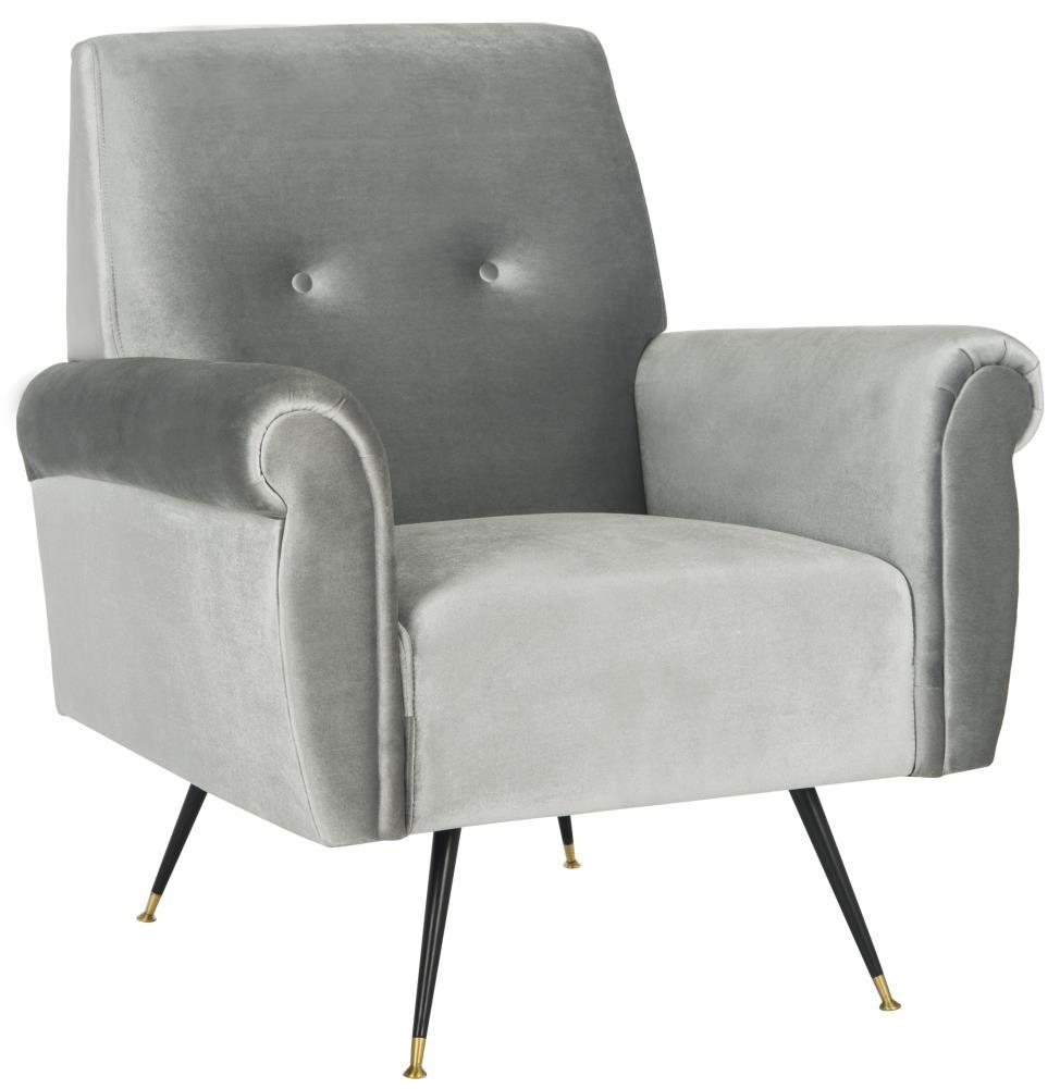 Mira Accent Chair - FOX6285 - Light Grey - Safavieh