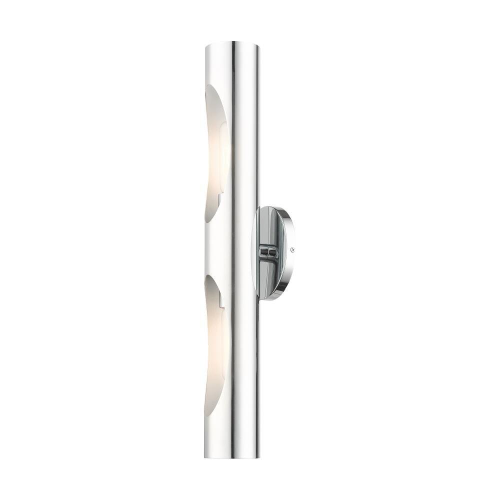 Livex Lighting Novato 2 - Light Wall Light in  Polished Chrome