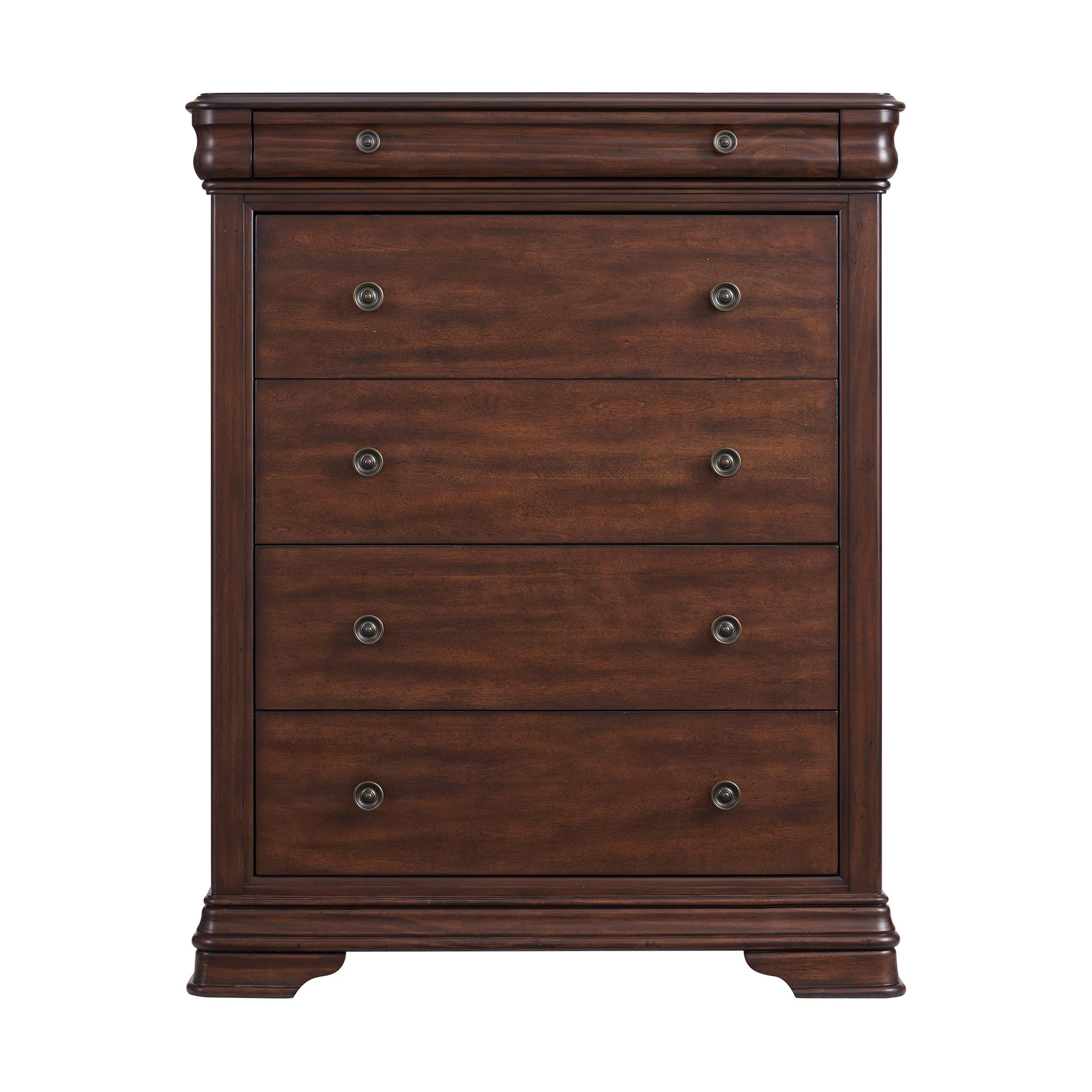 Picket House Furnishings Stark 5PC Bedroom Set In Cherry