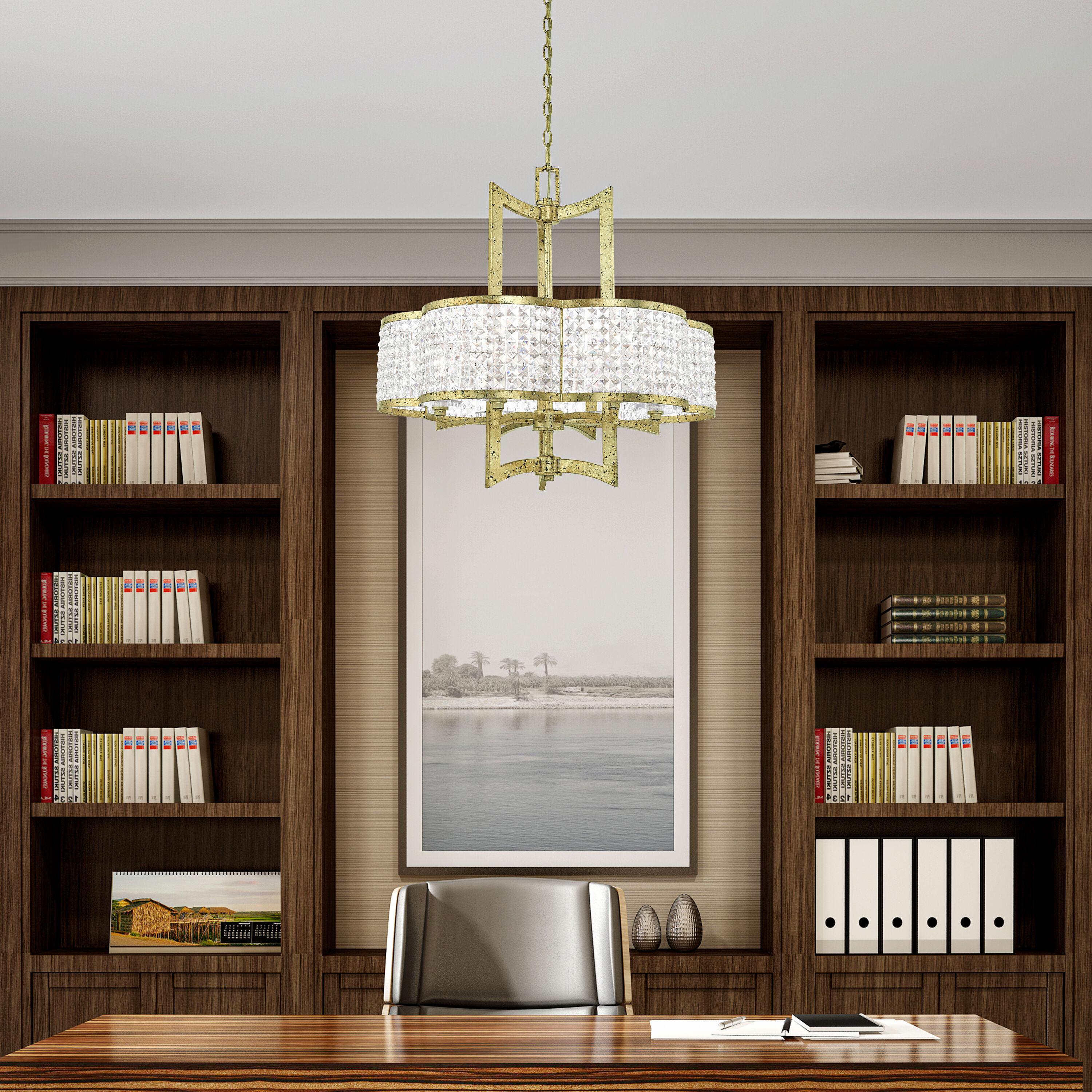 Livex Lighting Grammercy 6 - Light Chandelier in  Winter Gold