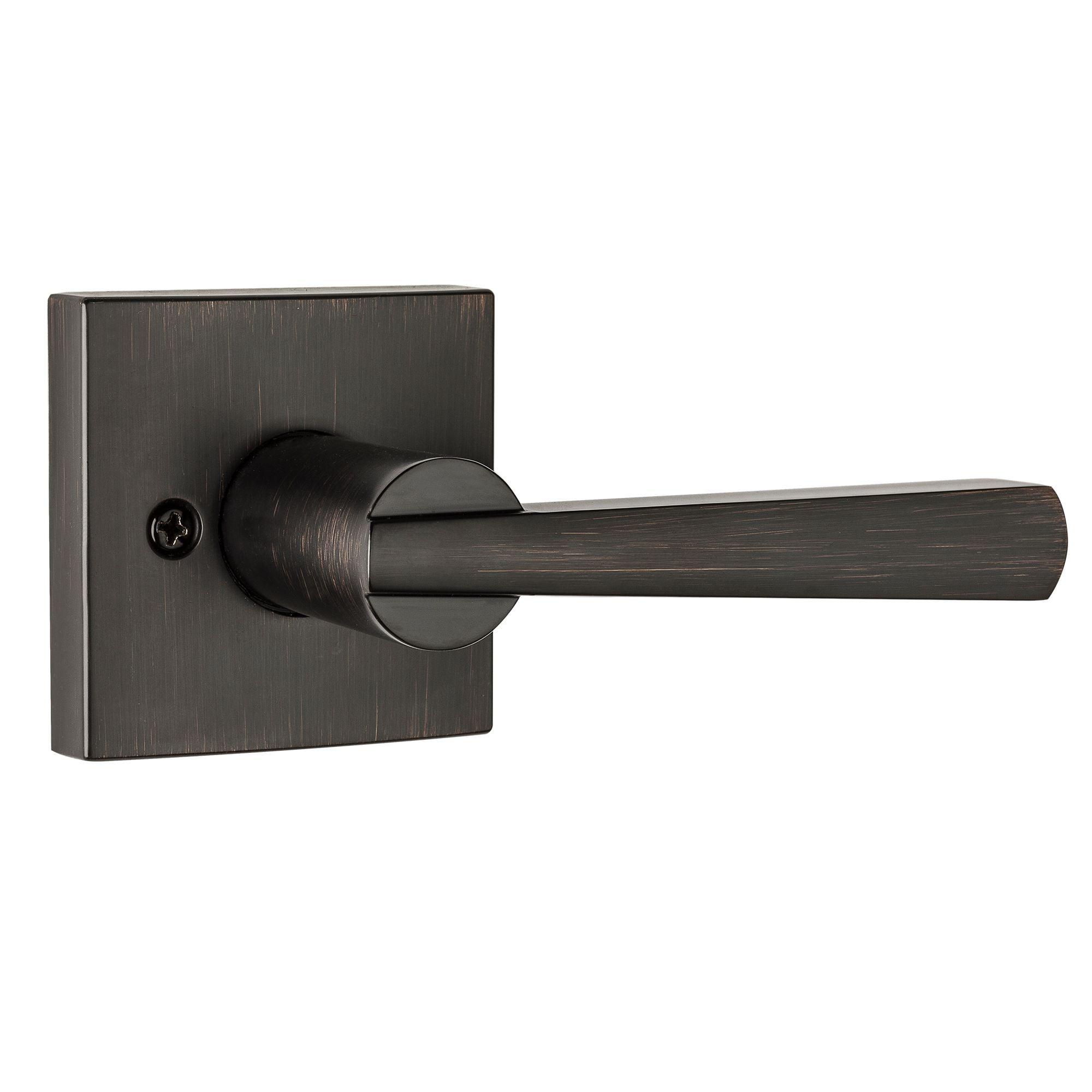 Venetian Bronze Square Backplate Dummy Door Handle