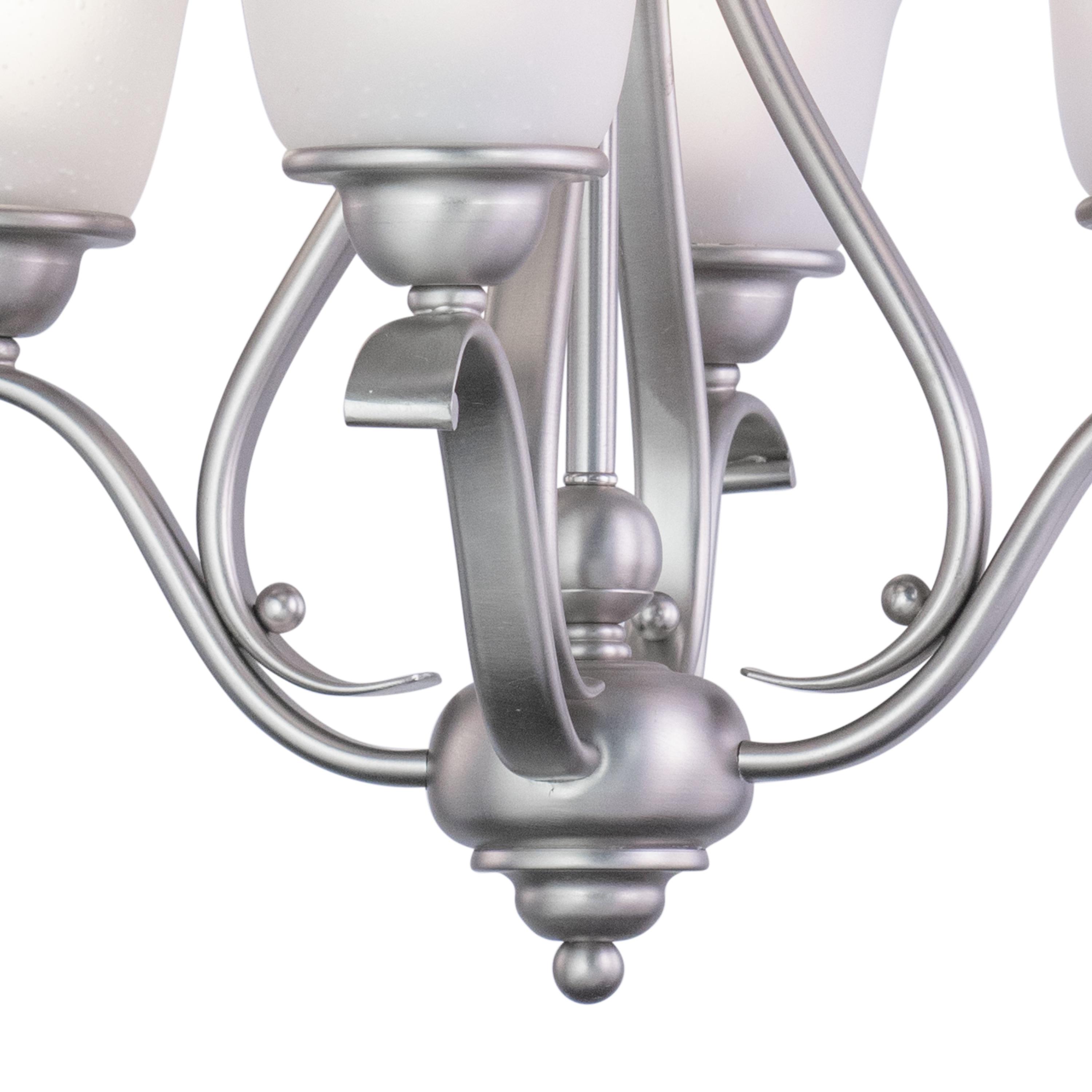 Vaxcel Monrovia 4 - Light Chandelier in  Brushed Nickel