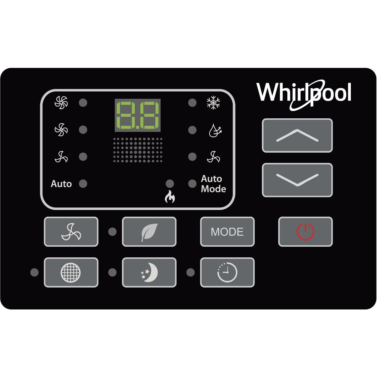 Whirlpool 12000 BTU Through The Wall Air Conditioner for 550 Square Feet with Heater and Remote Included