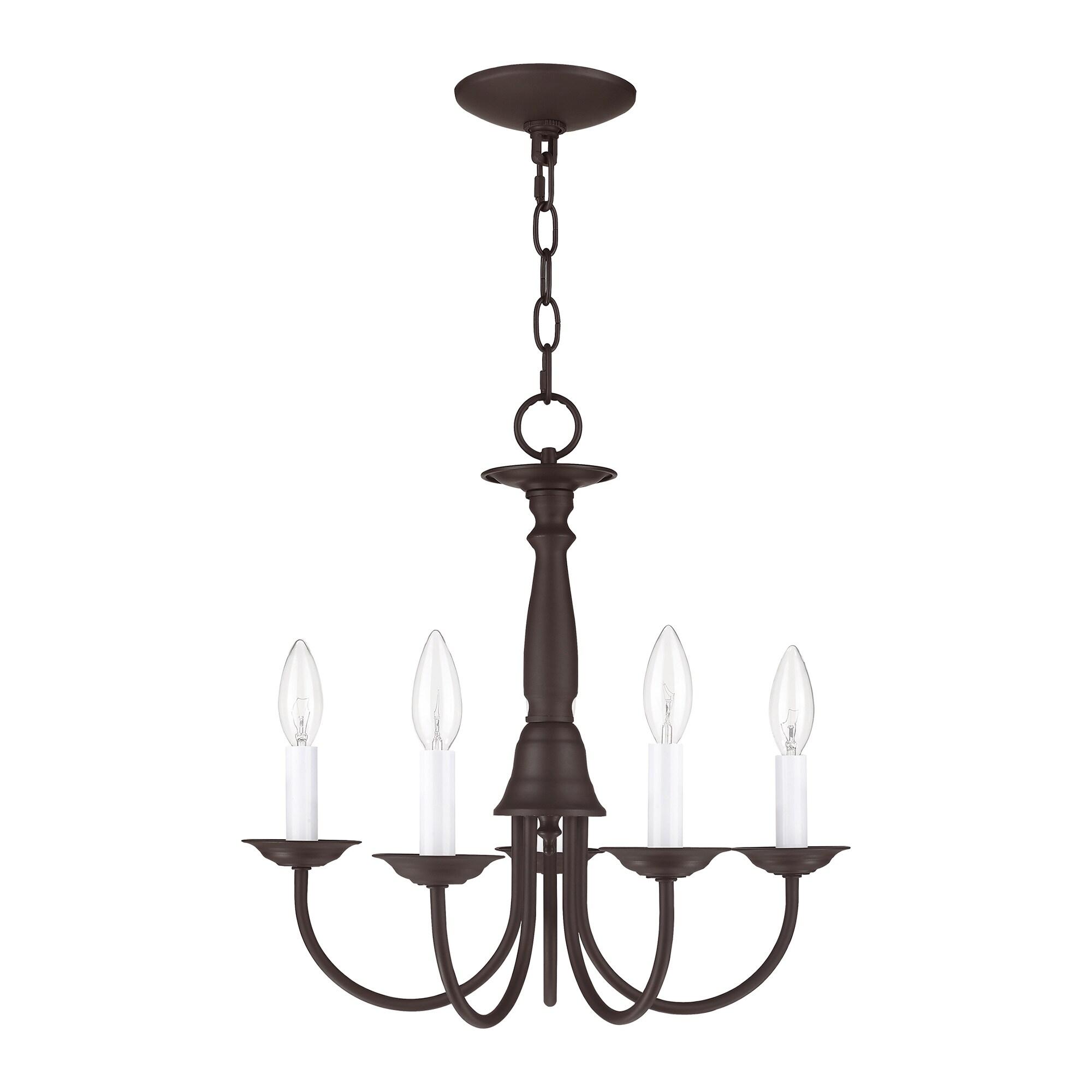 Livex Lighting Home Basics 5 - Light Chandelier in  Bronze