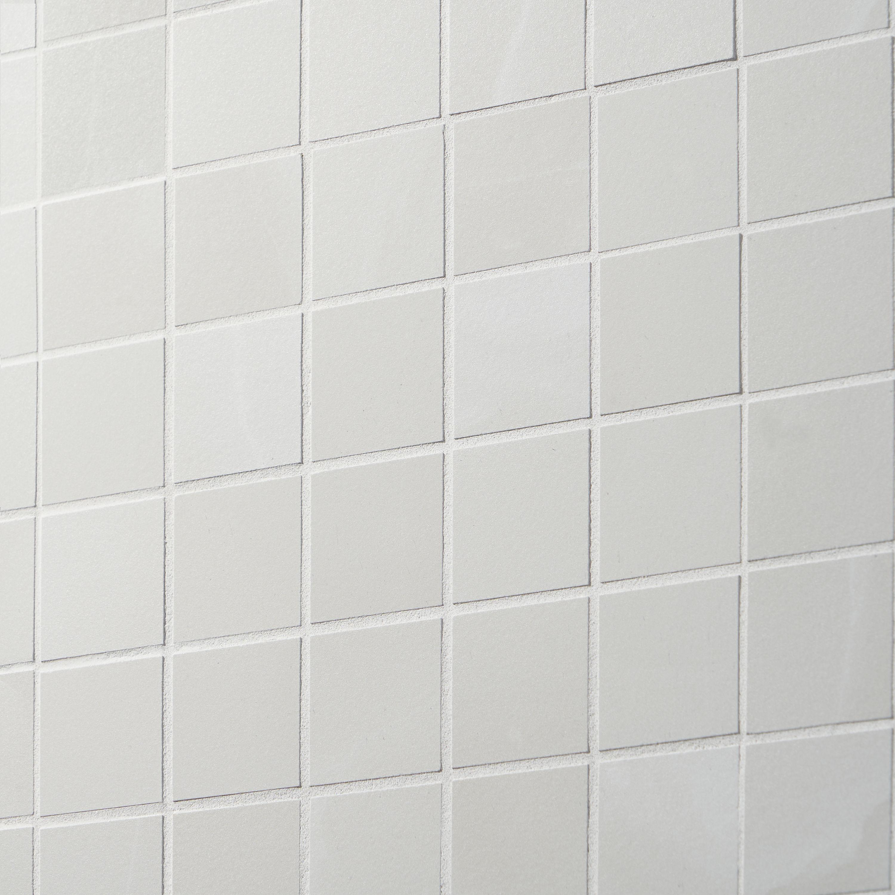 Saroshi Onyx Bianco 11.81 in. x 11.81 in. Matte Porcelain Floor and Wall Mosaic Tile (0.96 sq. ft./Each)