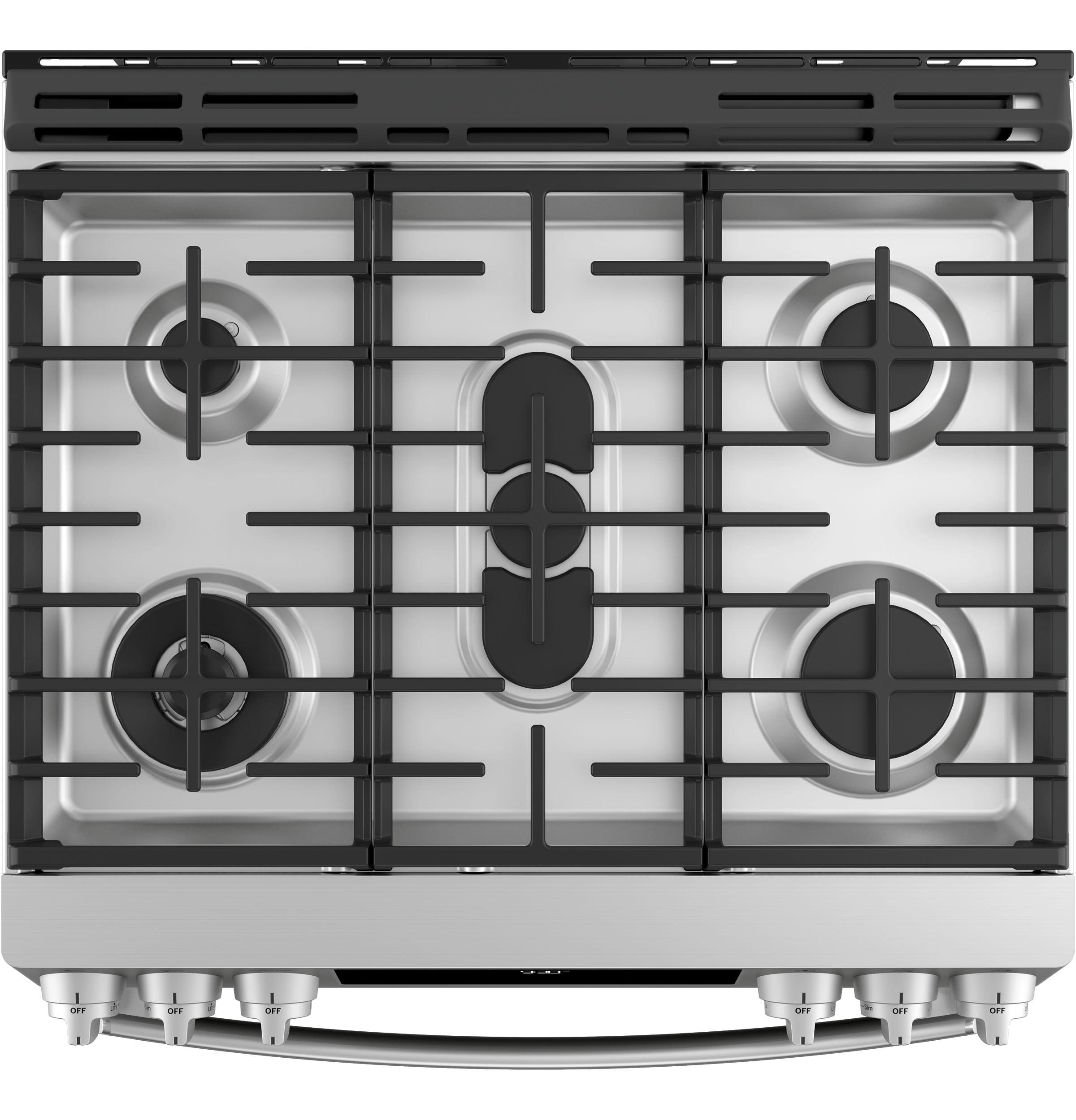 GE Profile Smart Appliances 30" 5.6 cu. ft. Smart Slide-In Gas with No Preheat Air Fry