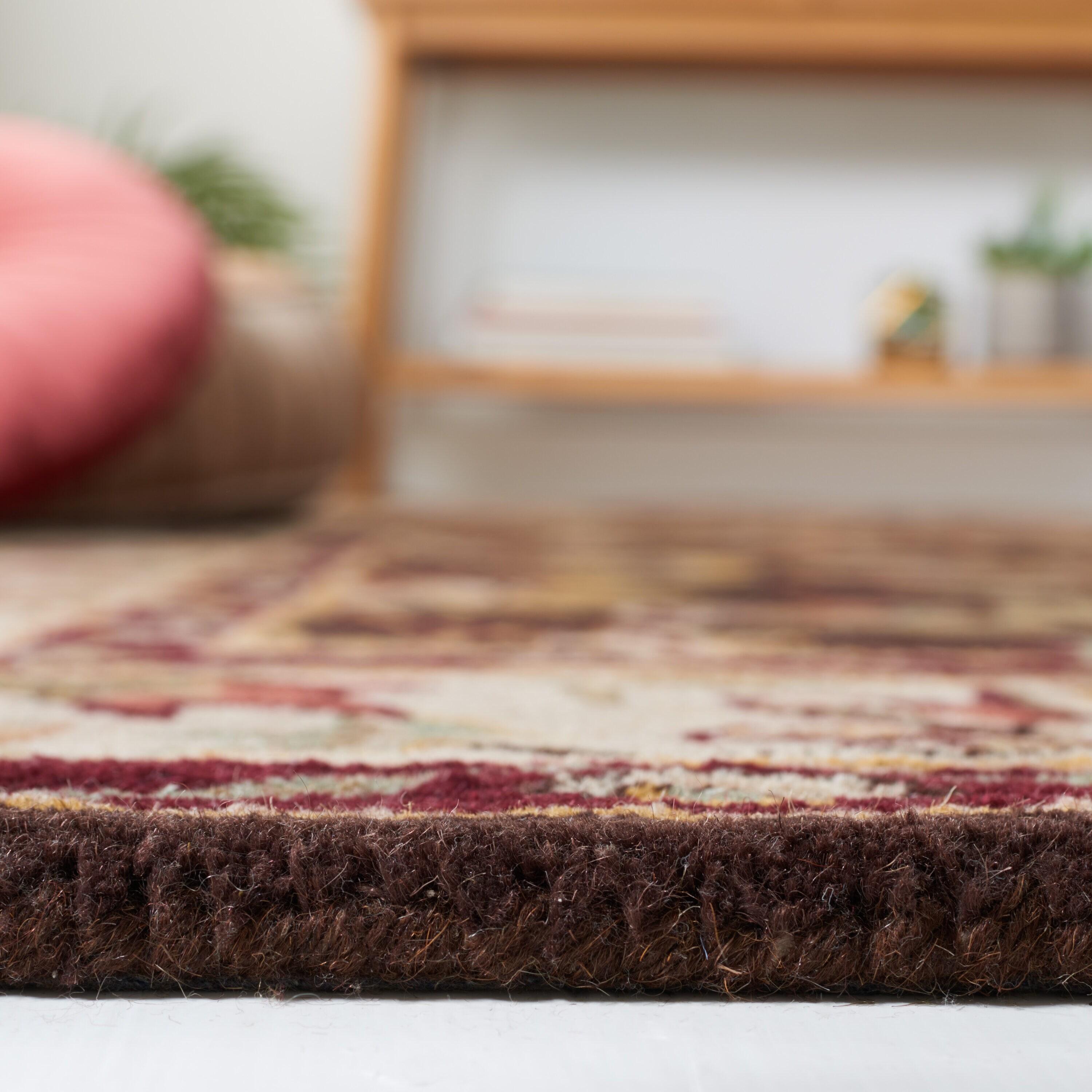Heritage HG818 Hand Tufted Area Rug - Brown/Beige - 8'9"x11'9" - Safavieh.