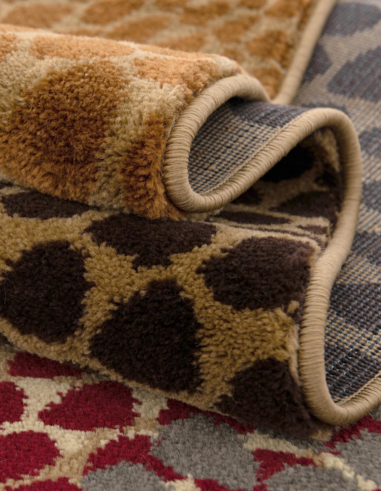 Unique Loom Barista Collection Area Rug - Java (5' 3" x 8' Rectangle Beige/Black)