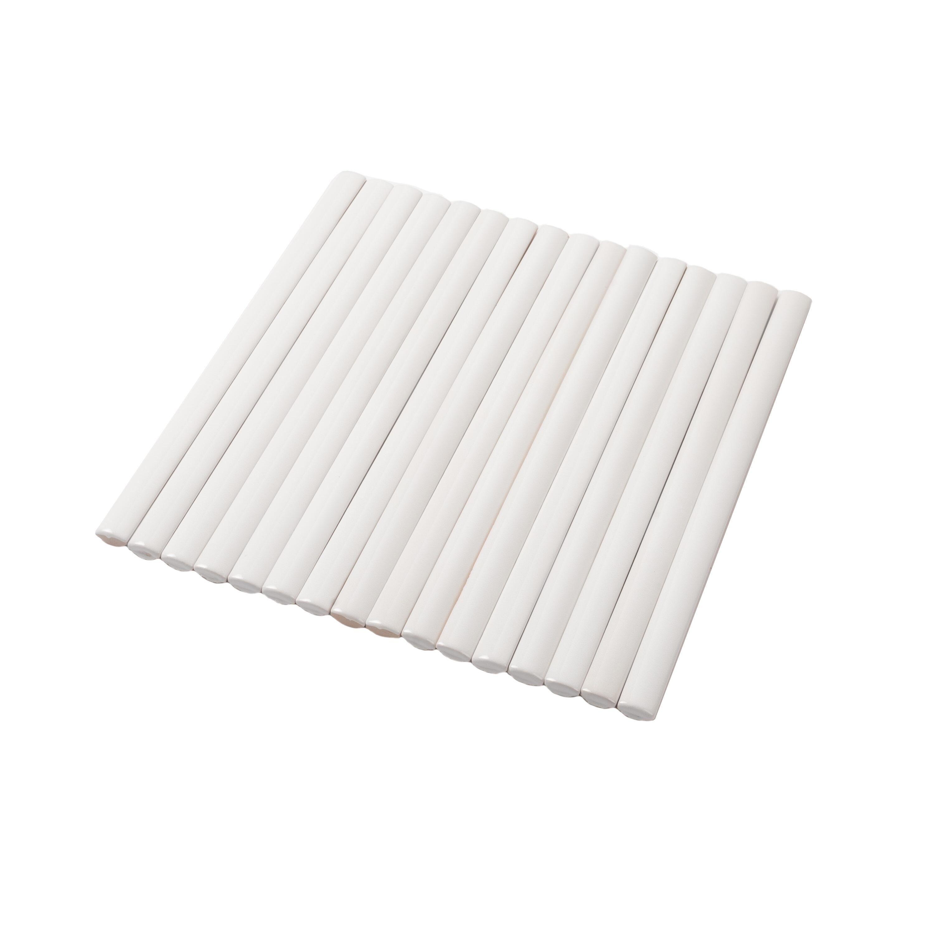 Apollo Tile Silken 7.9'' L x 0.5'' W Ceramic Round Tile Trim (Set of 10)