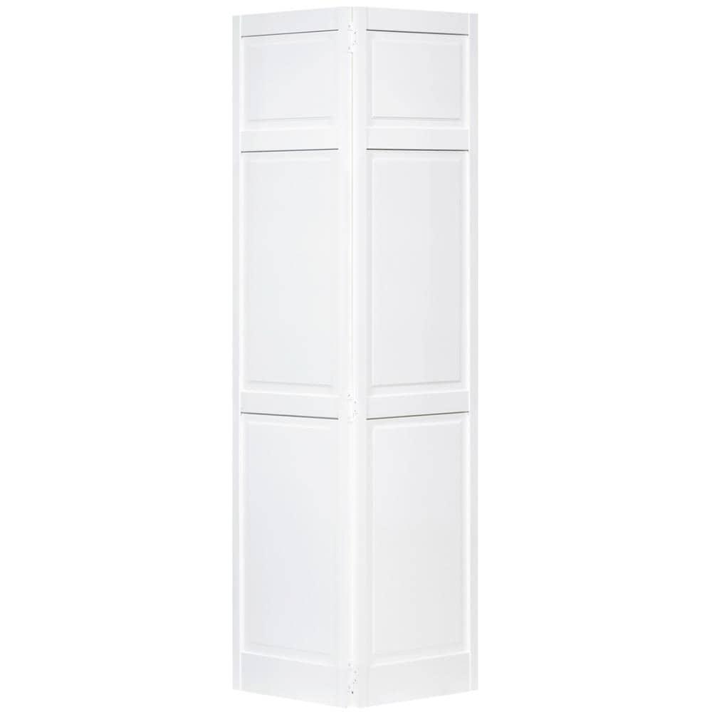 Kimberly Bay Paneled Wood Primed Bi-Fold Door