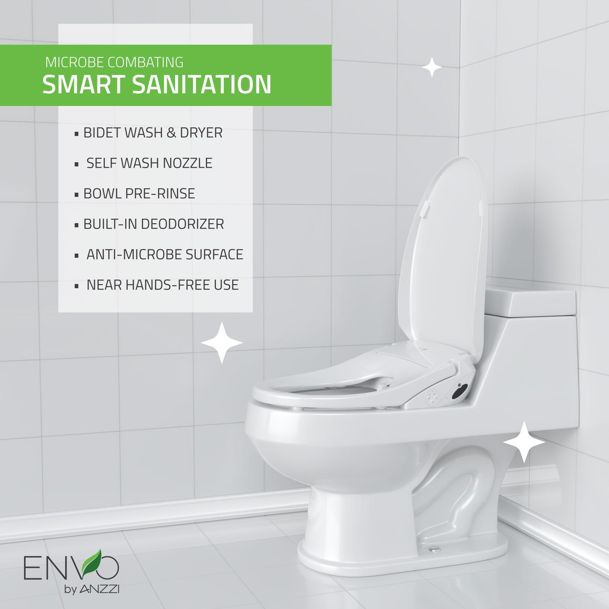 Dive Smart Elongated Toilet Seat Bidet