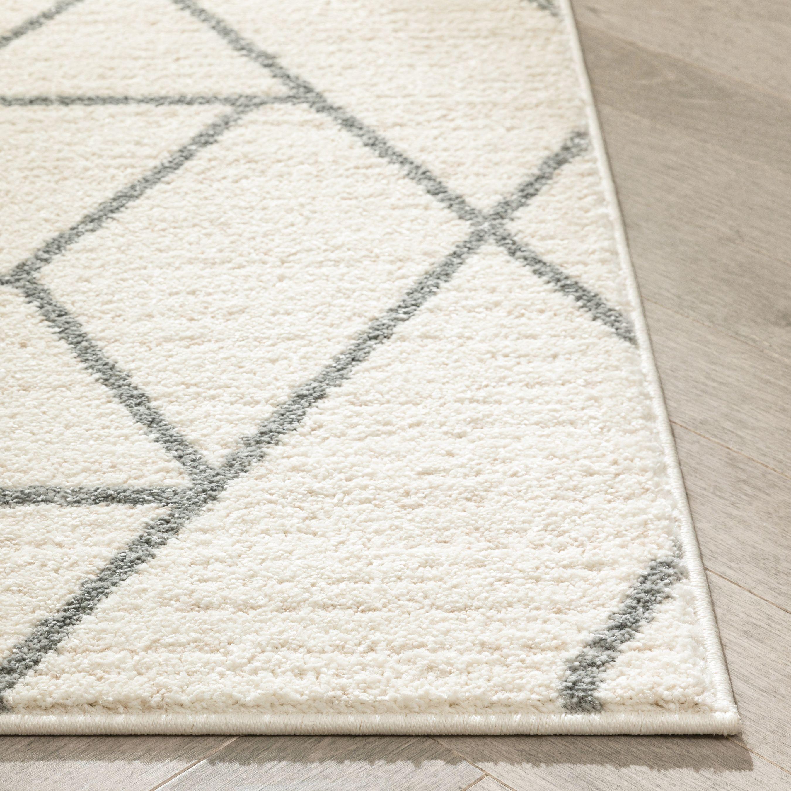 Well Woven Serenity Tume Modern Ivory 3'11" x 5'3" Area Rug