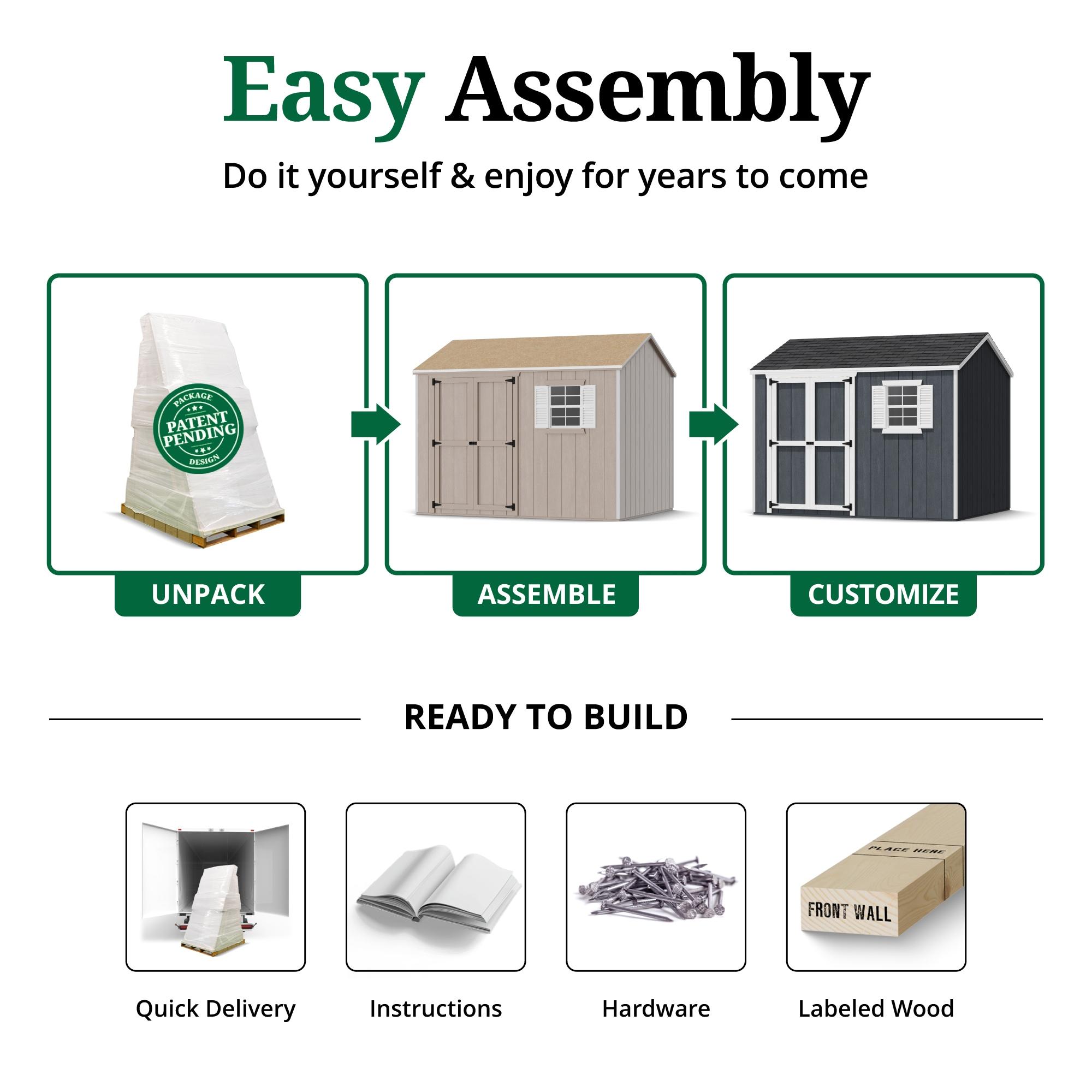 Value Workshop Outdoor Wood Storage Shed