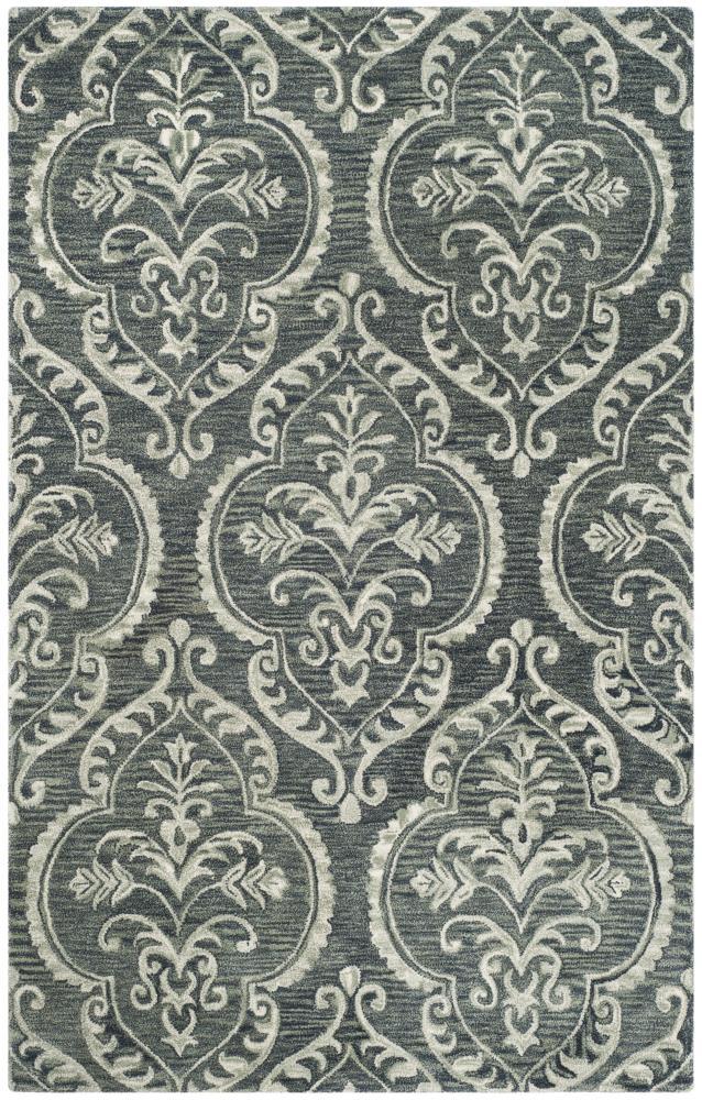 Blossom BLM603 Hand Tufted Area Rug - Blue/Sage - 5'x8' - Safavieh.