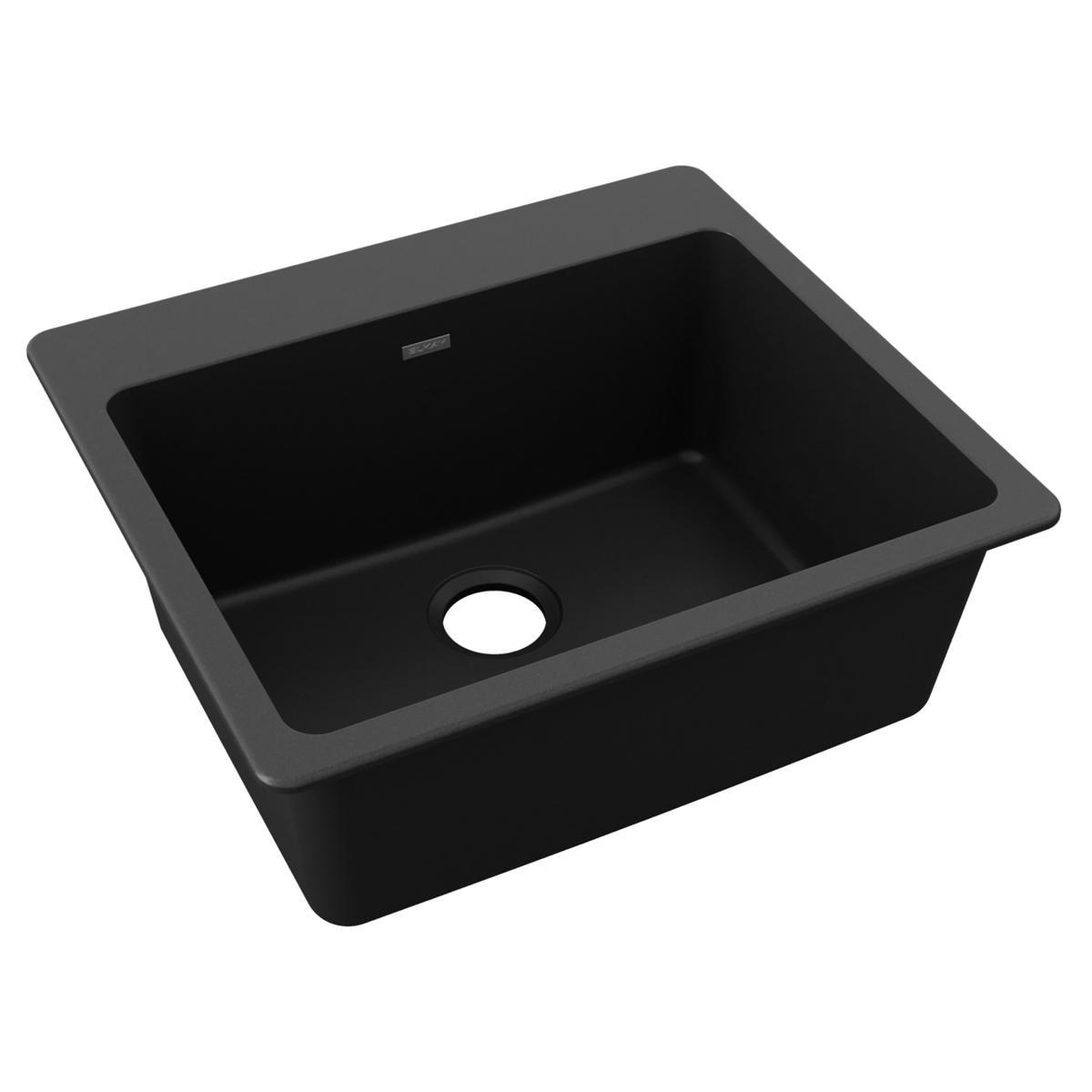 Quartz Classic 25" x 22" x 9-1/2" Drop-In Kitchen Sink