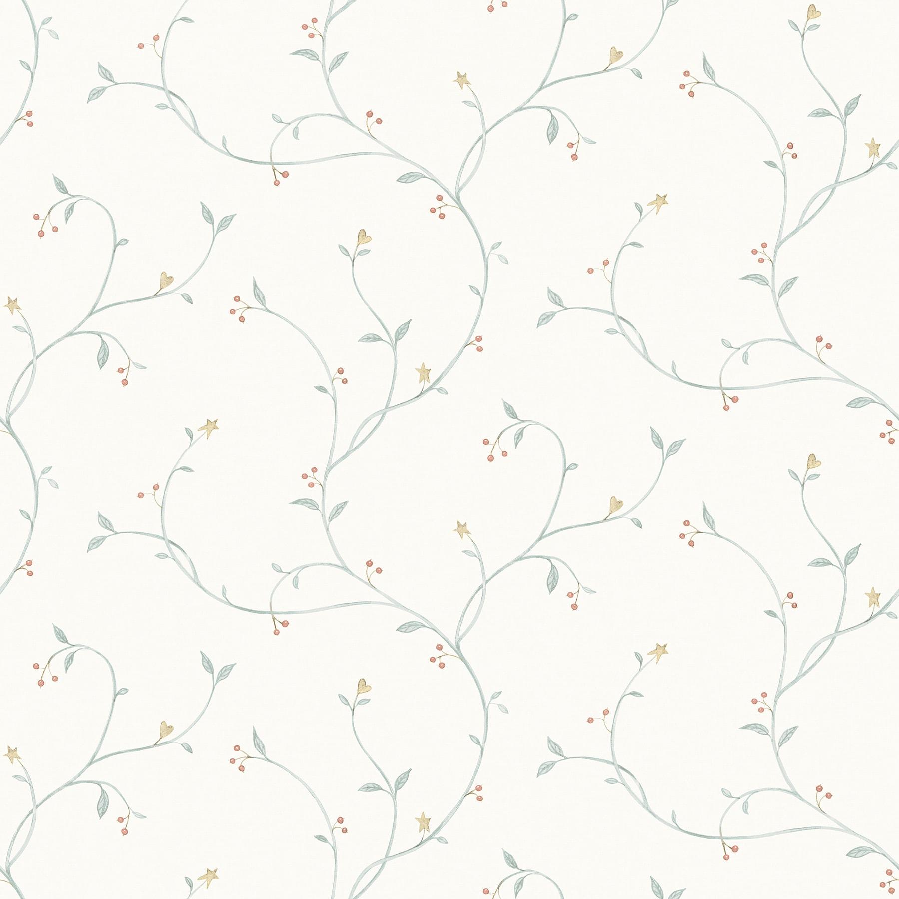 Chesapeake Kurt Light Green Tin Star Trail Wallpaper