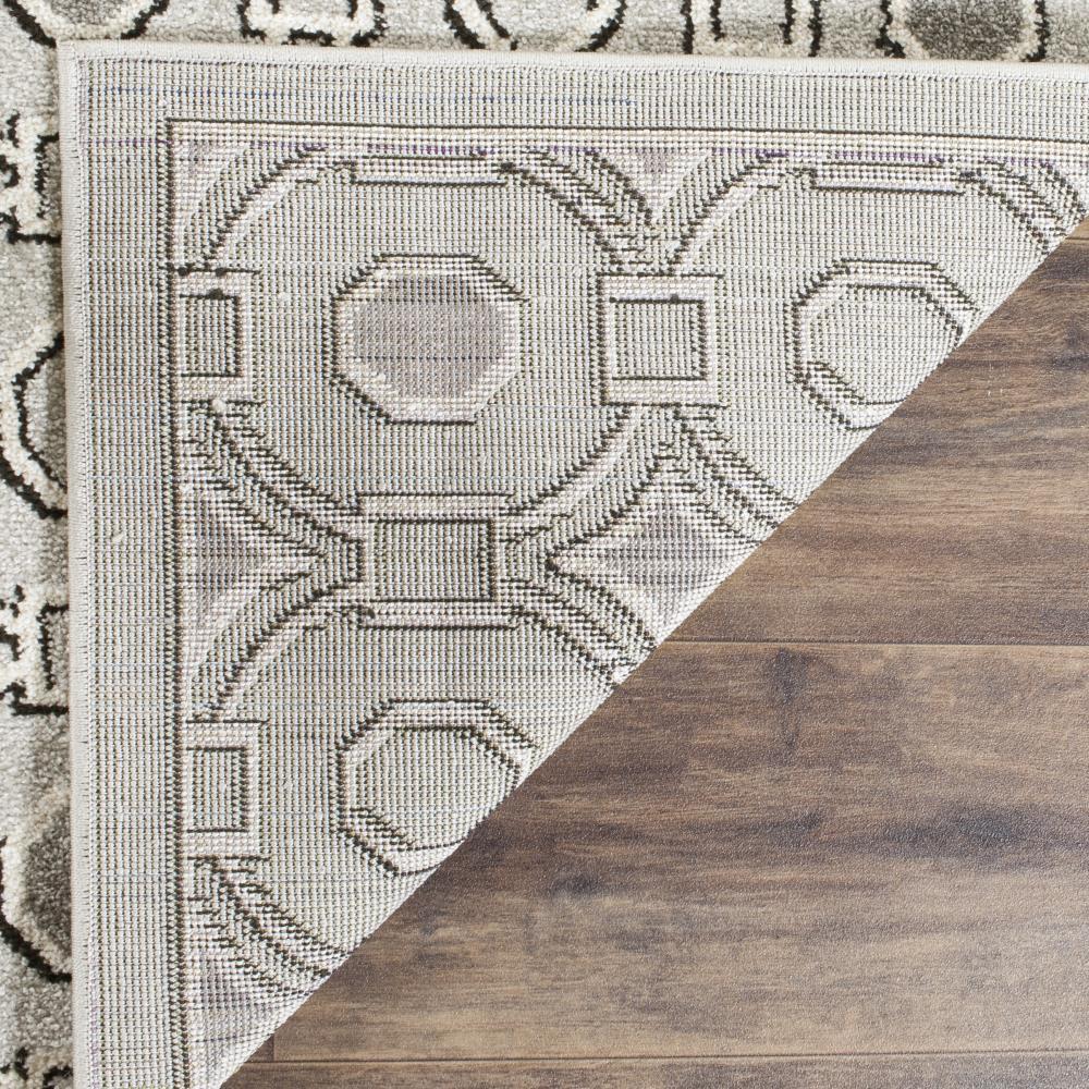 Amherst AMT431 Power Loomed Indoor Area Rug - Light Grey/Ivory - 4'x6' - Safavieh