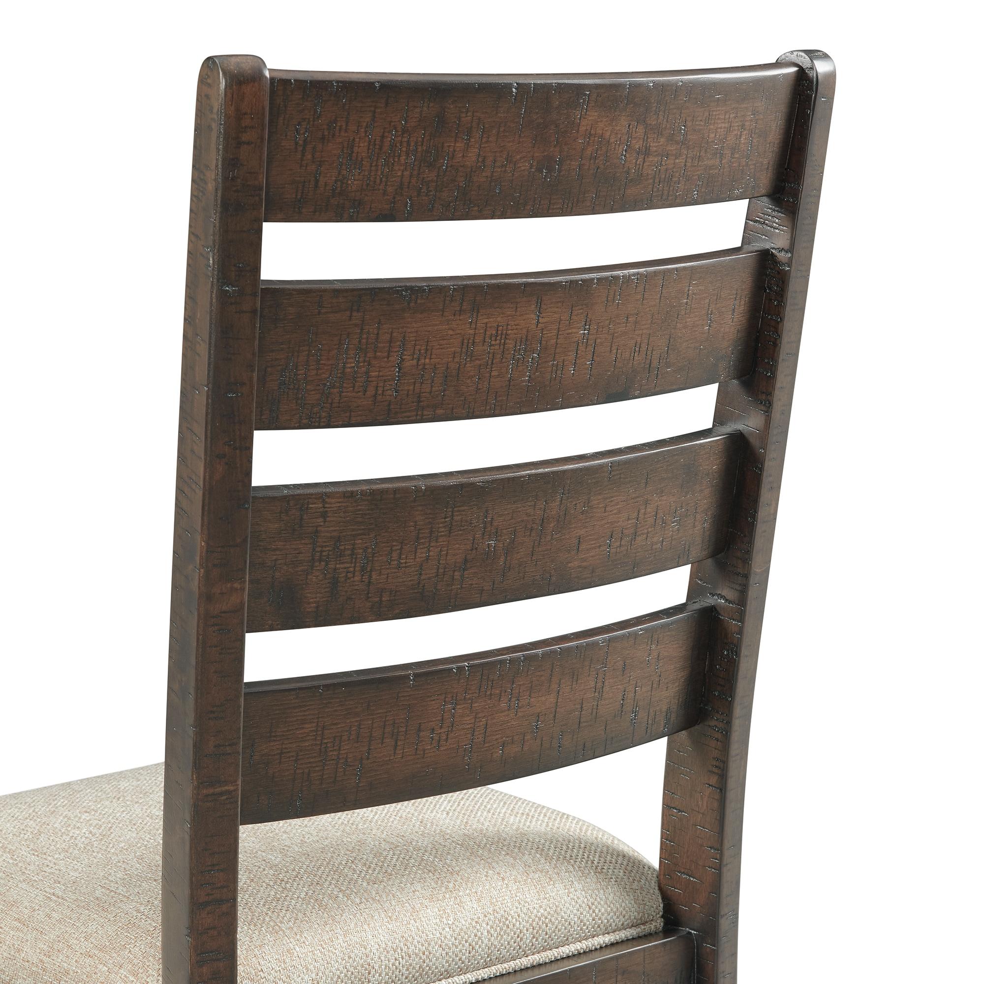 Elements Dex 6PC Dining Set (72" Table + 4 Chairs + Bench) in Cherry