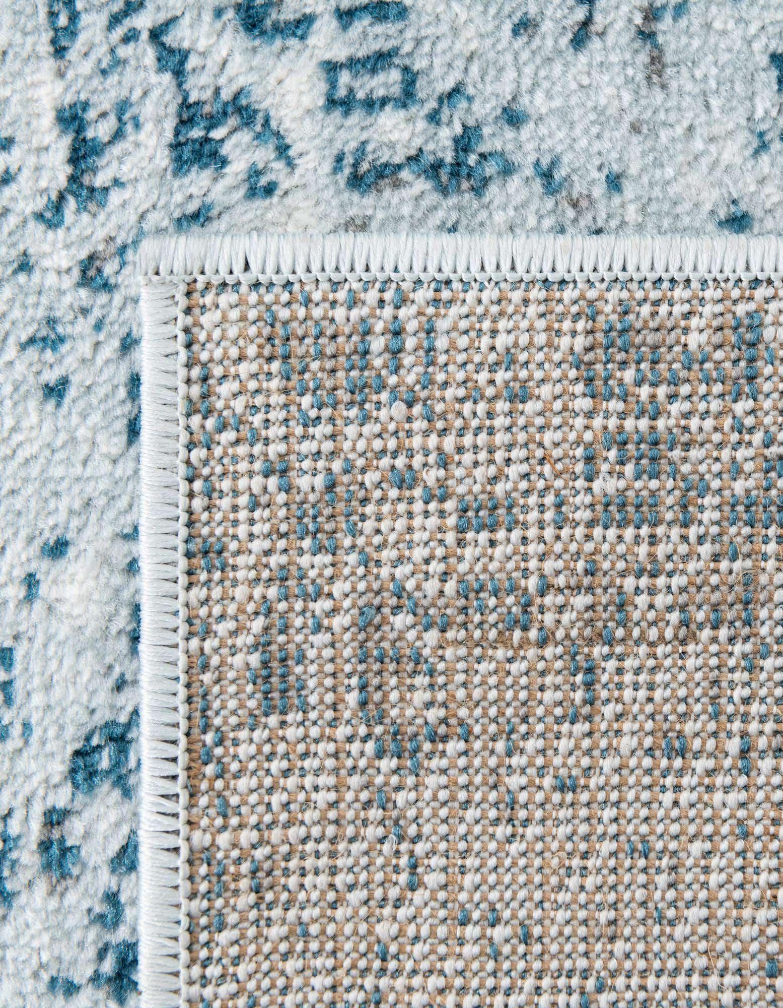 Unique Loom Finsbury Collection Area Rug - Elizabeth (2'  x 3' Rectangle Blue/Ivory)