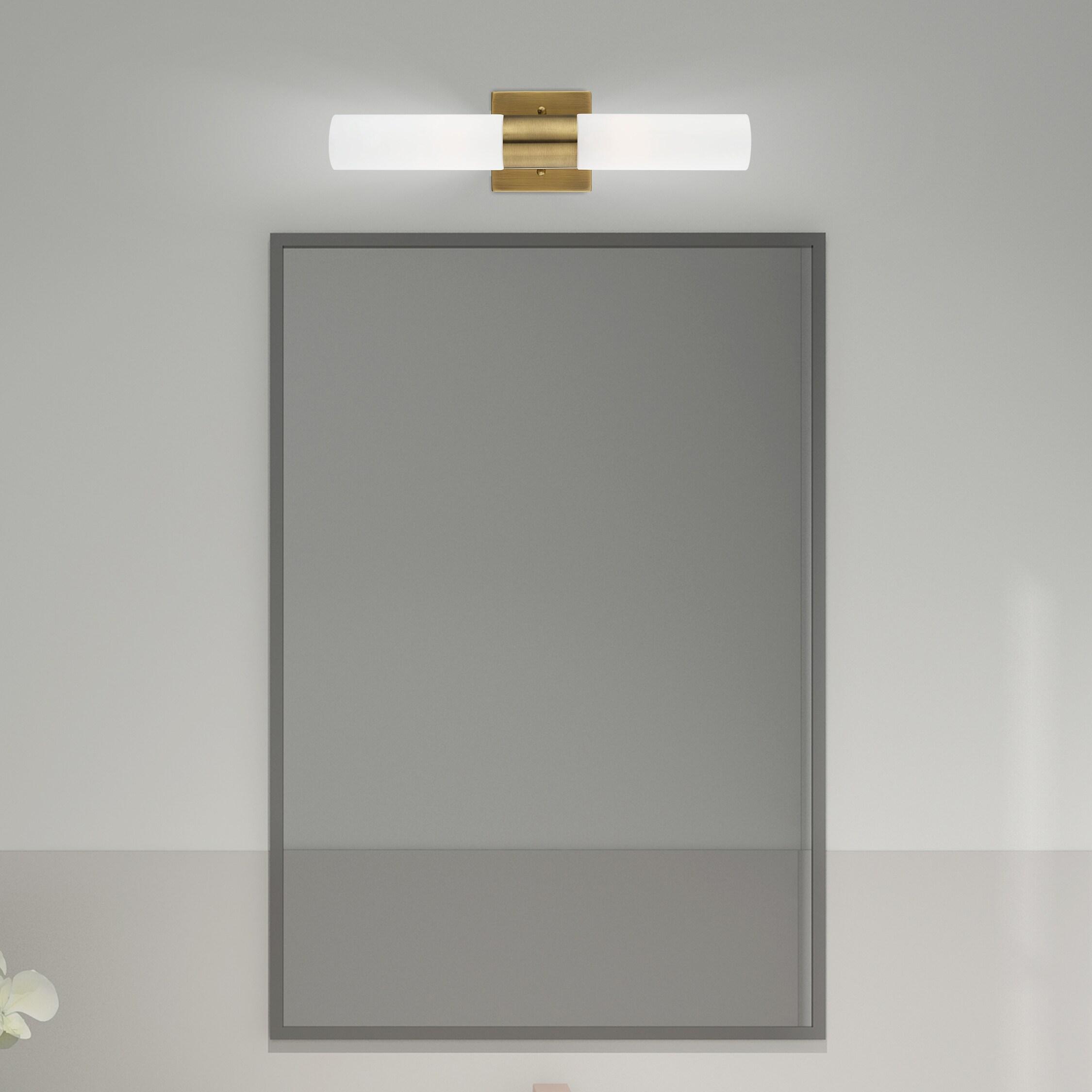 Livex Lighting Aero 2 - Light Vanity in  Antique Brass