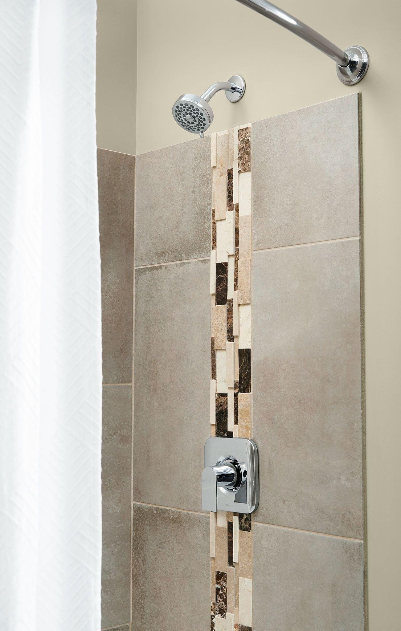 Moen Genta LX Posi-Temp Pressure Balancing Eco-Performance Modern Shower Only Trim, Valve Required