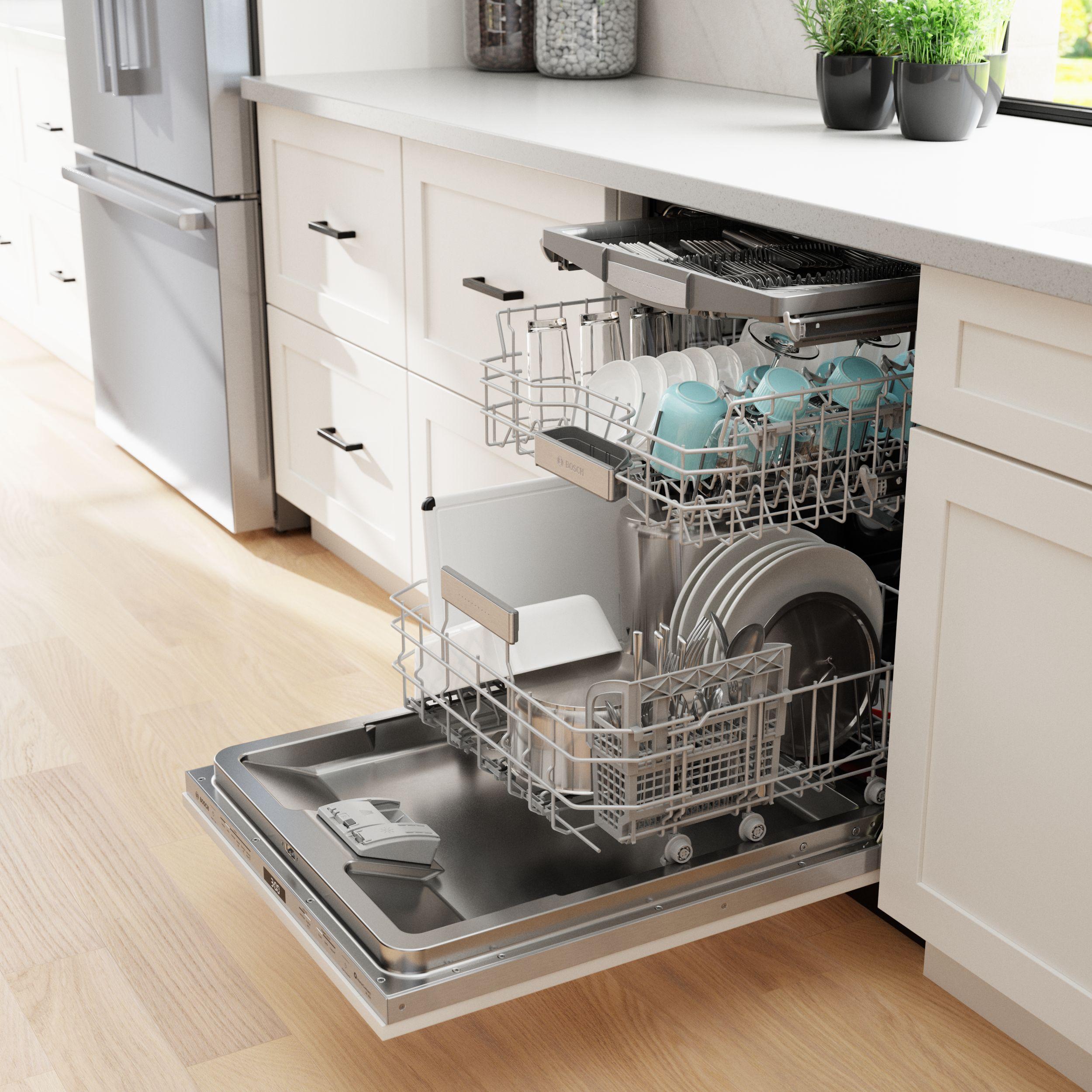 Benchmark® Series 24" Custom Top Control Built-In Dishwasher with Stainless Steel Tub and Premium 3rd Rack