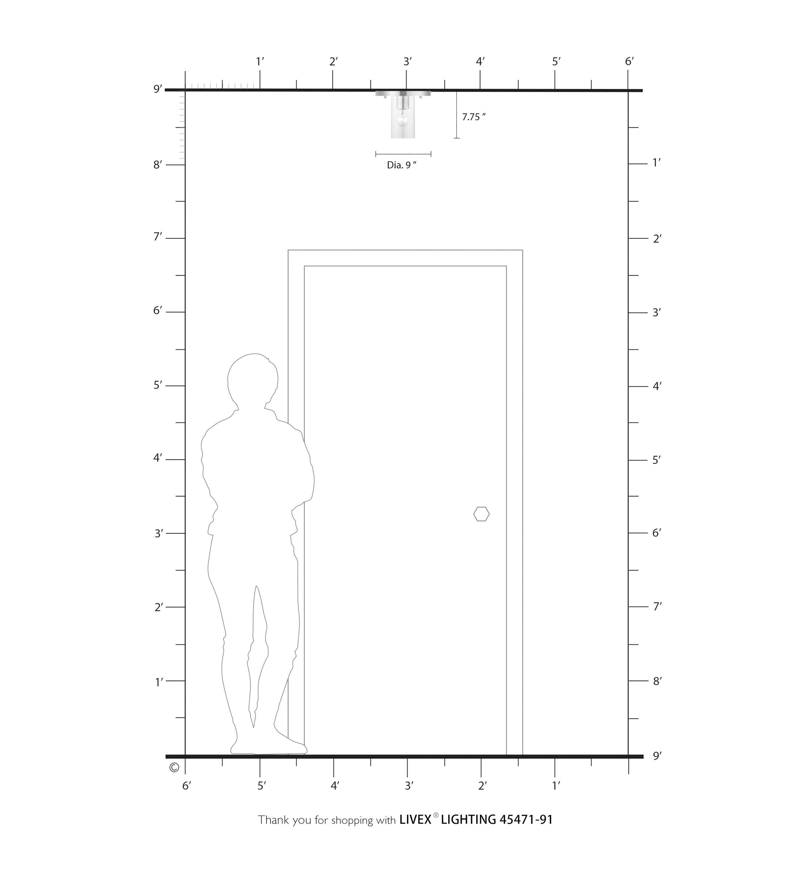 Mollie Glass Flush Mount