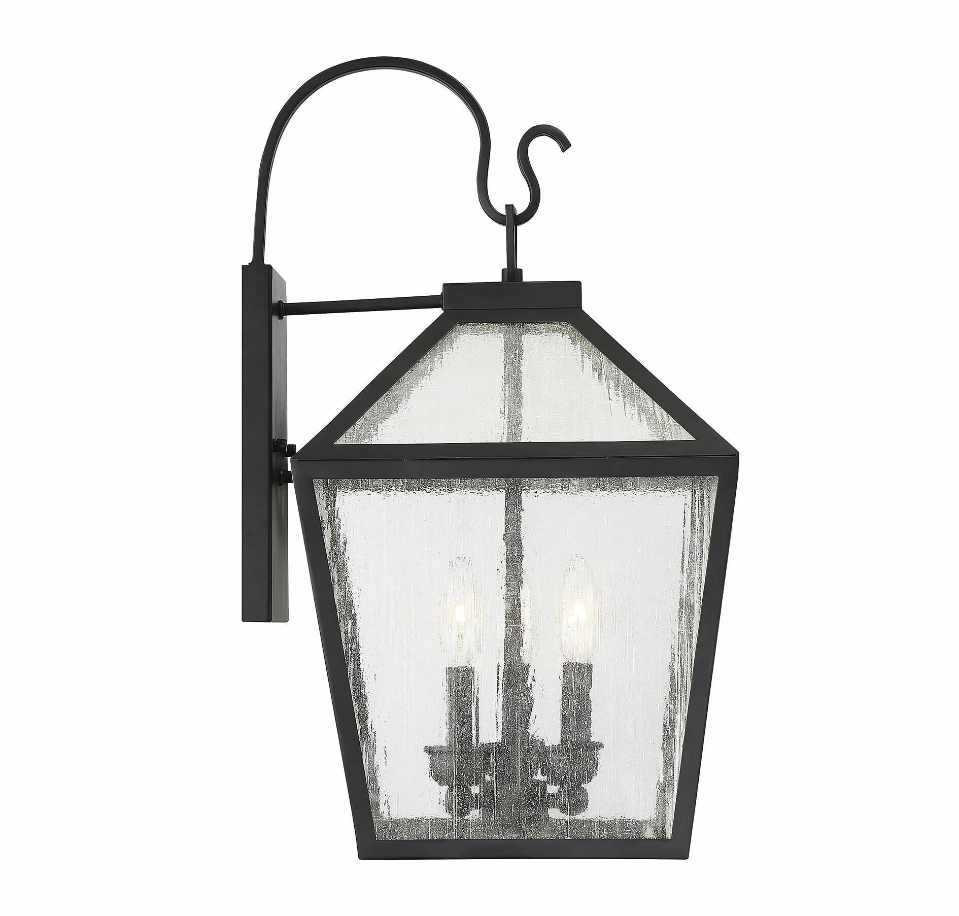 Savoy House Woodstock 3 - Light Wall Light in  Black