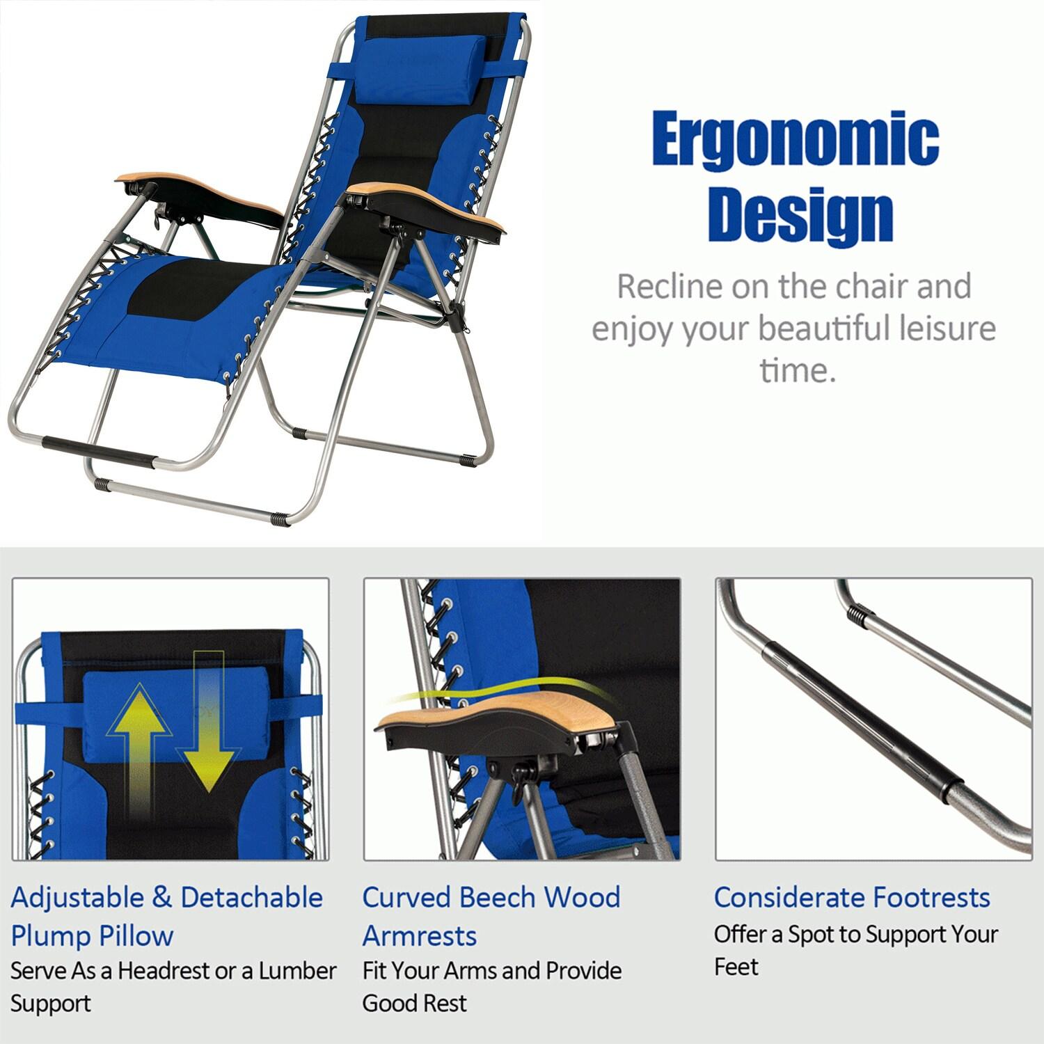 Costway Folding Zero Gravity Chair