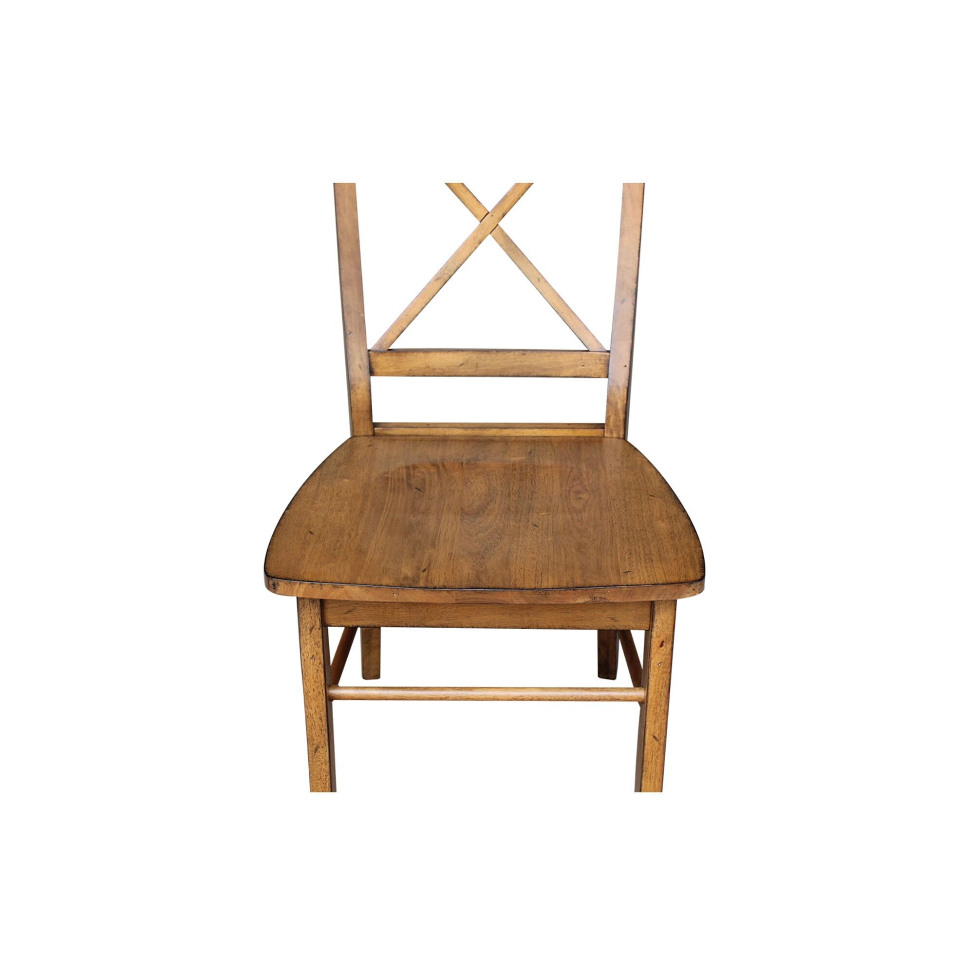 X-Back Chair with Solid Wood Seat