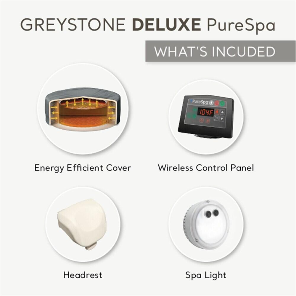 Intex Intex PureSpa Plus Inflatable Square Hot Tub w/ AirJets
