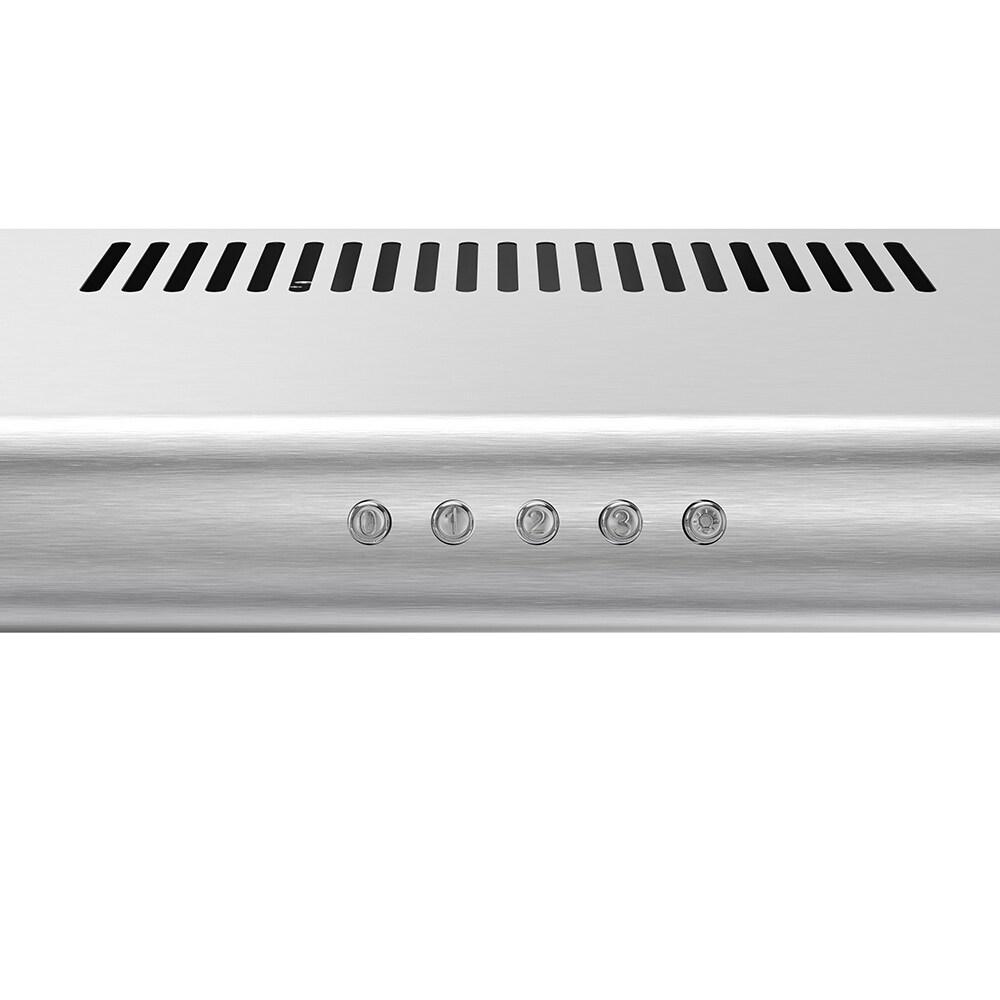 Streamline Amendola 36" 80 Cubic Feet Per Minute Convertible Under Cabinet Range Hood with Mesh Filter and Light Included
