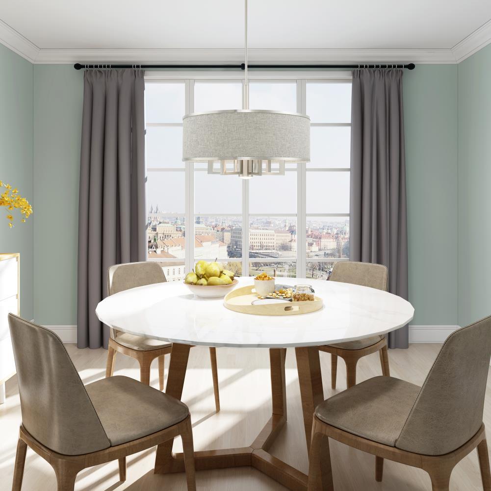 Livex Lighting Park Ridge 6 - Light Chandelier in Brushed Nickel