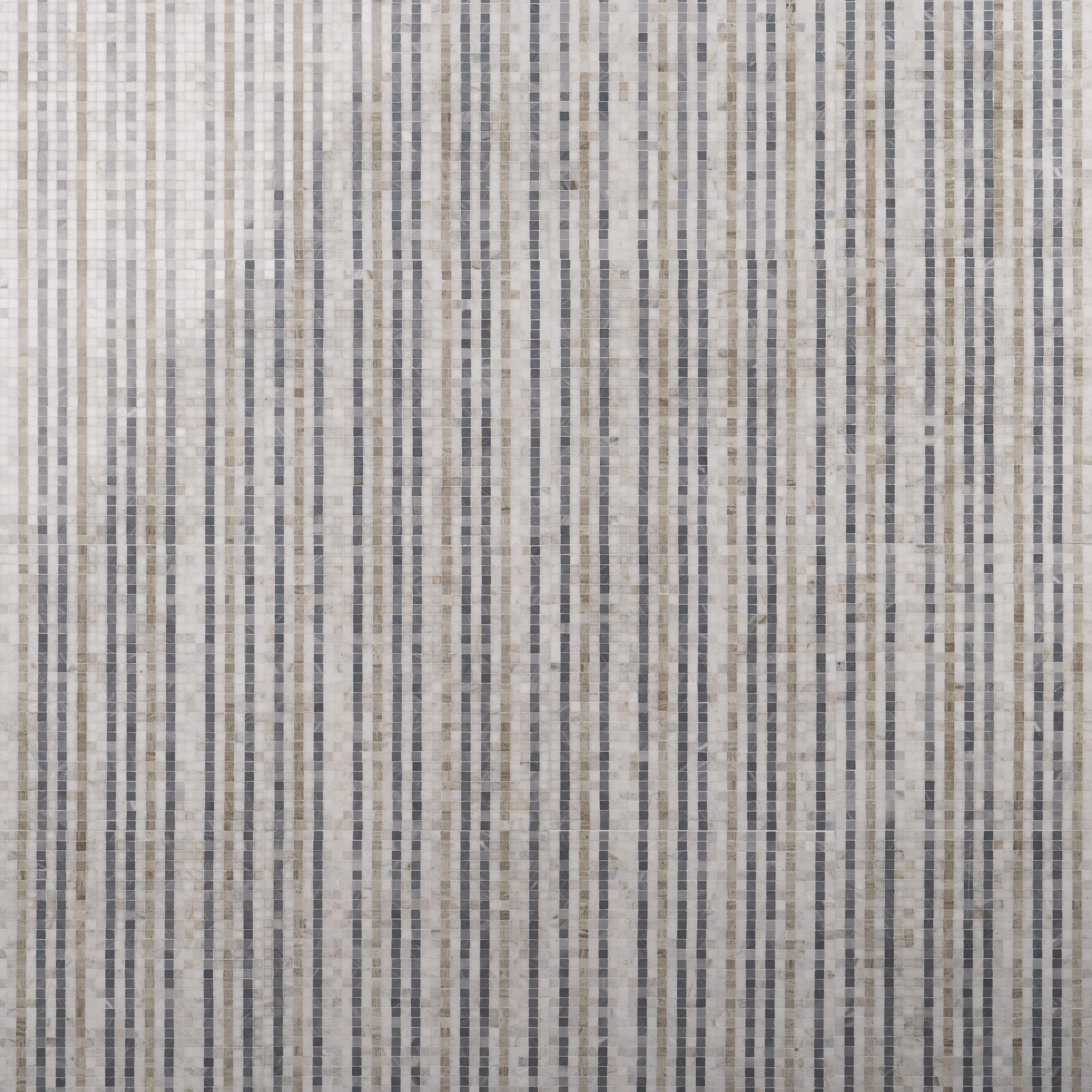 Minute 12" x 12" Marble Grid Wall & Floor Tile